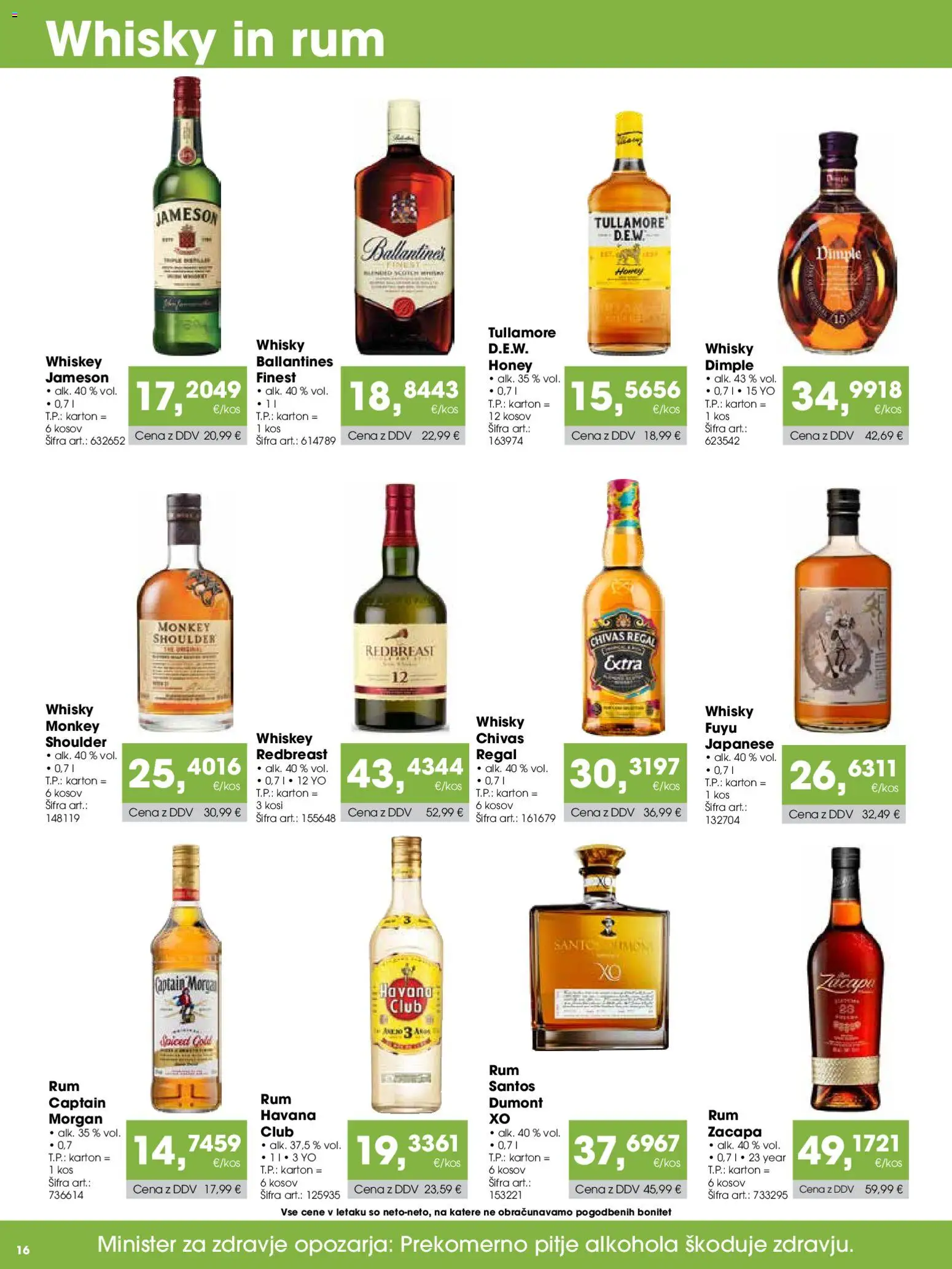 Novi Tuš katalog ponudbe – veljaven od 15.05.2026 | Stran: 16
