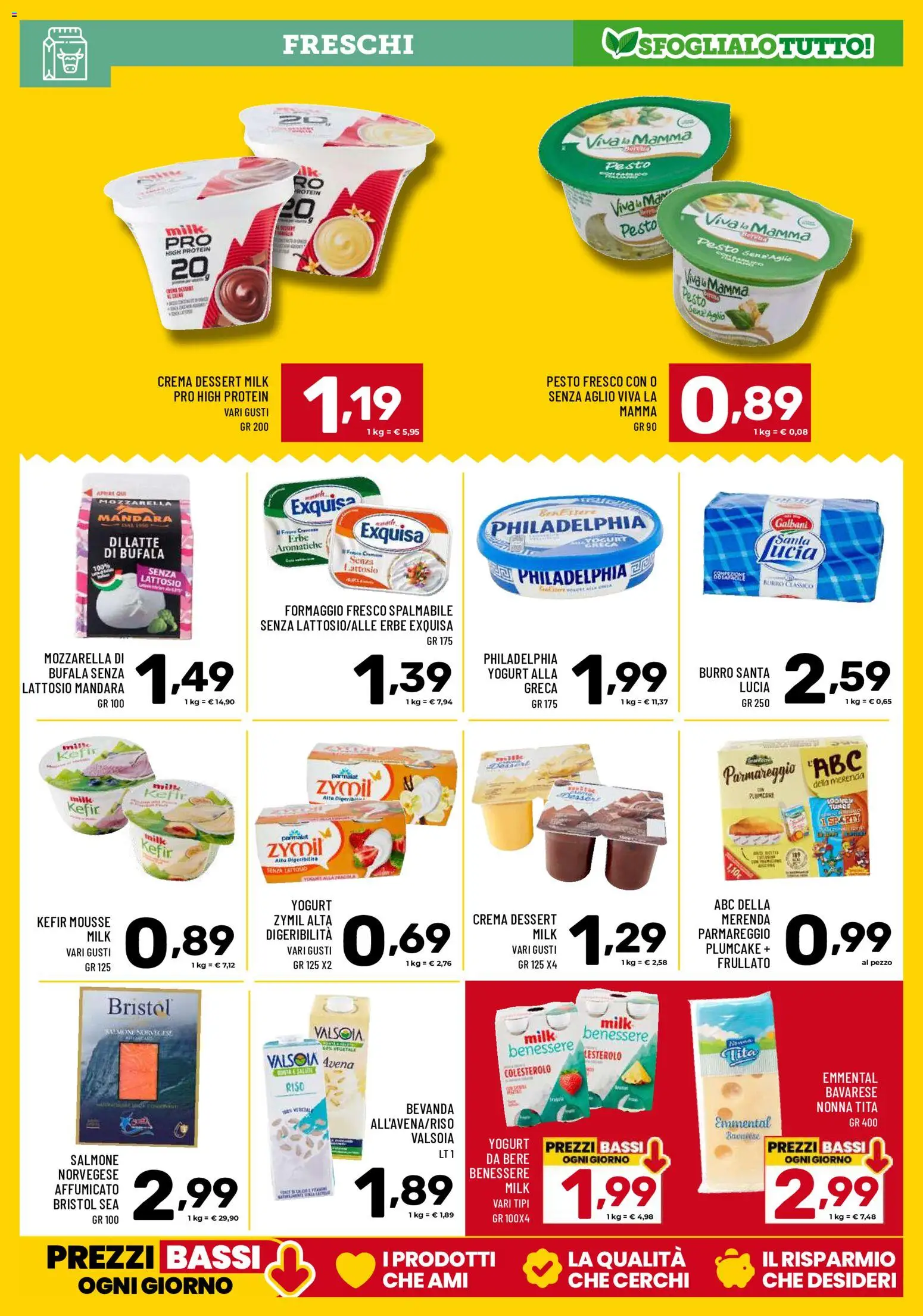 Volantino Il Centesimo del 16.06.2026 | Pagina: 7 | Prodotti: Mozzarella, Aglio, Pesto, Plumcake