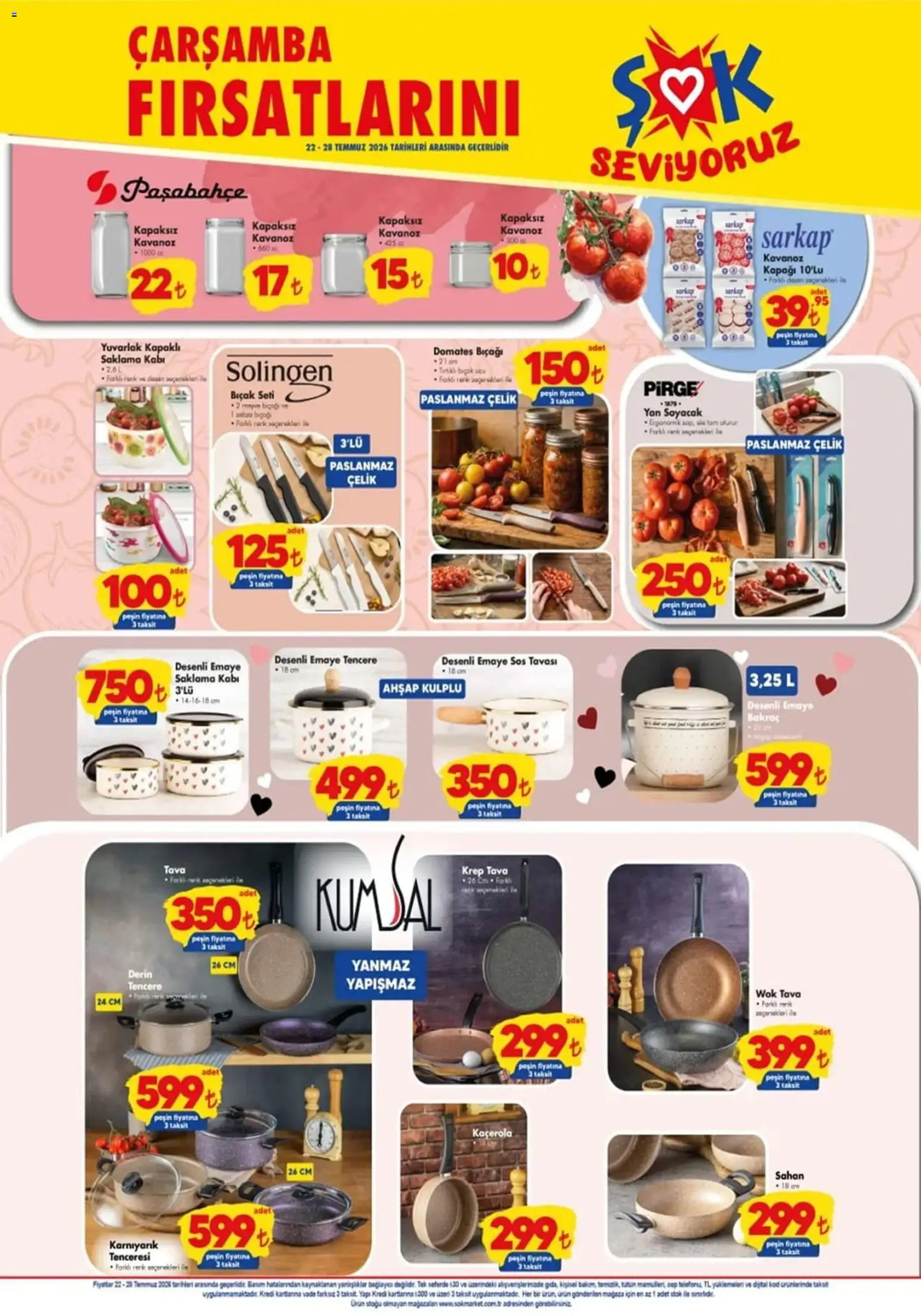 Şok Market Katalog - 22 Temmuz 2026 tarihinden itibaren geçerlidir | Sayfa: 2