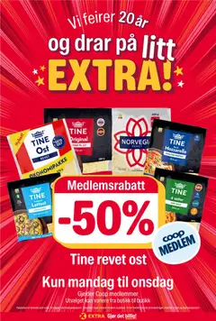 Forhåndsvisning av Coop Obs kundeavis extra gyldig fra 21/09/2026