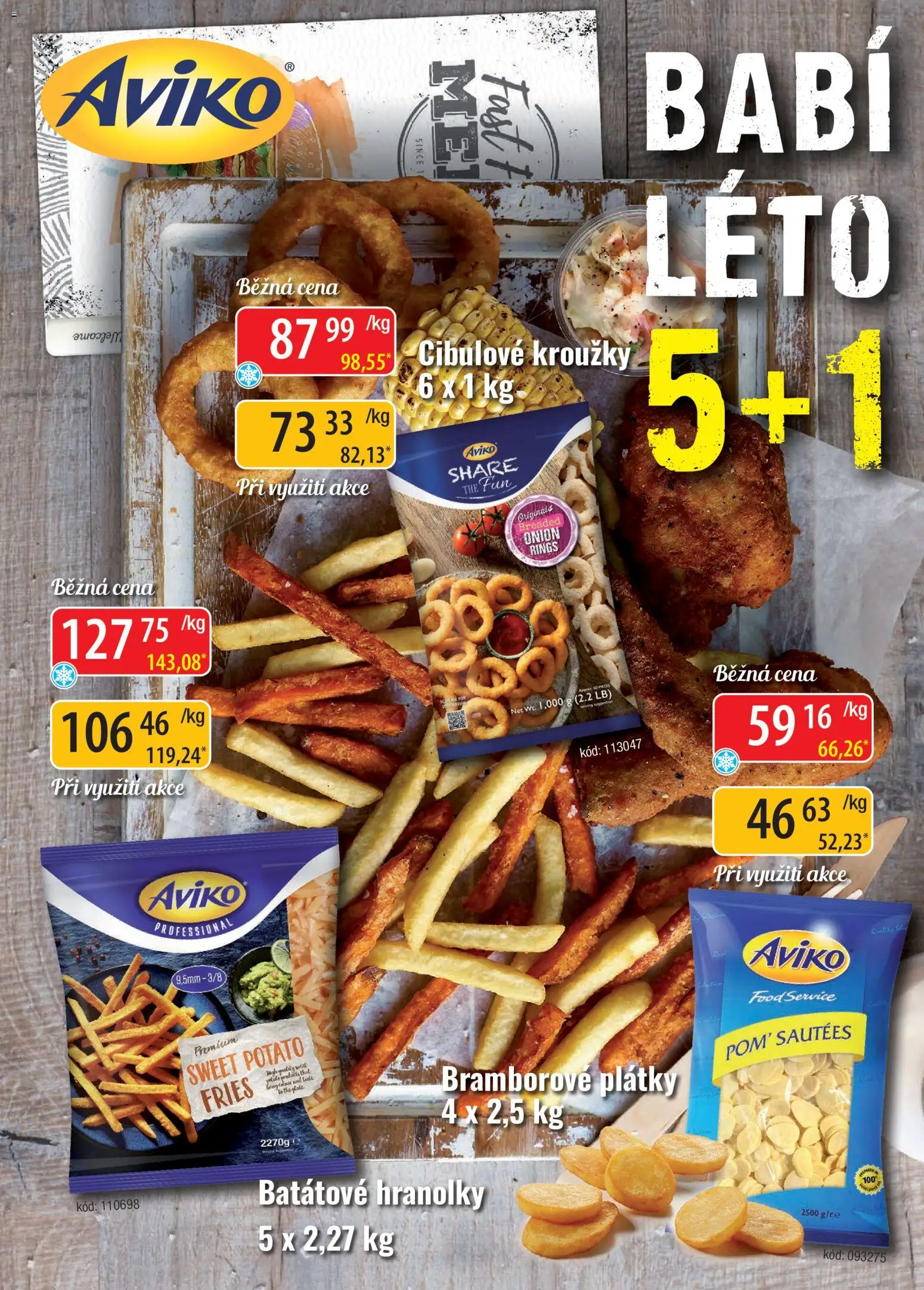 Astur & Qanto leták - Velkoobchod fresh 09/2026 od 01.09.2026 | Strana: 20 | Produkty: Hranolky, Cibulové kroužky, Batátové hranolky