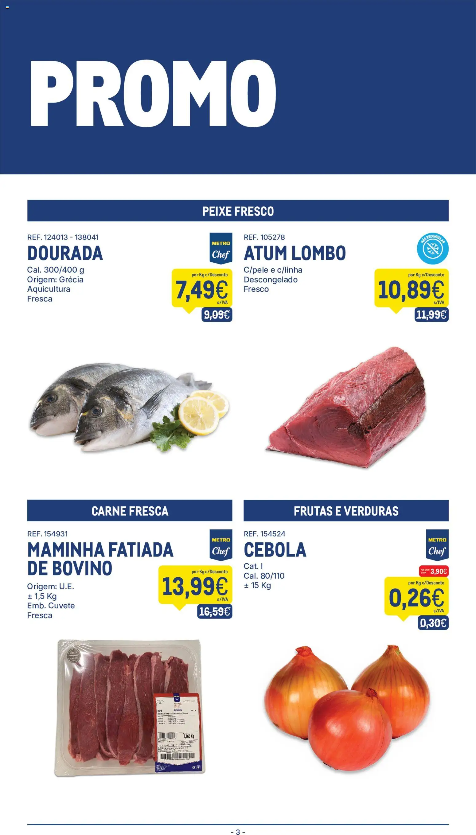 Makro folheto │ válido de 04/08/2026 | Página: 3 | Produtos: Dourada, Atum, Lombo, Peixe