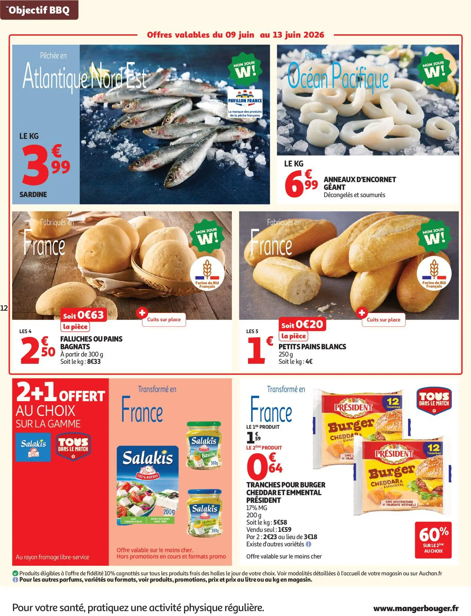 {H1} | Page: 16 | Produits: Farine de ble, Sardine, Farine, Emmental