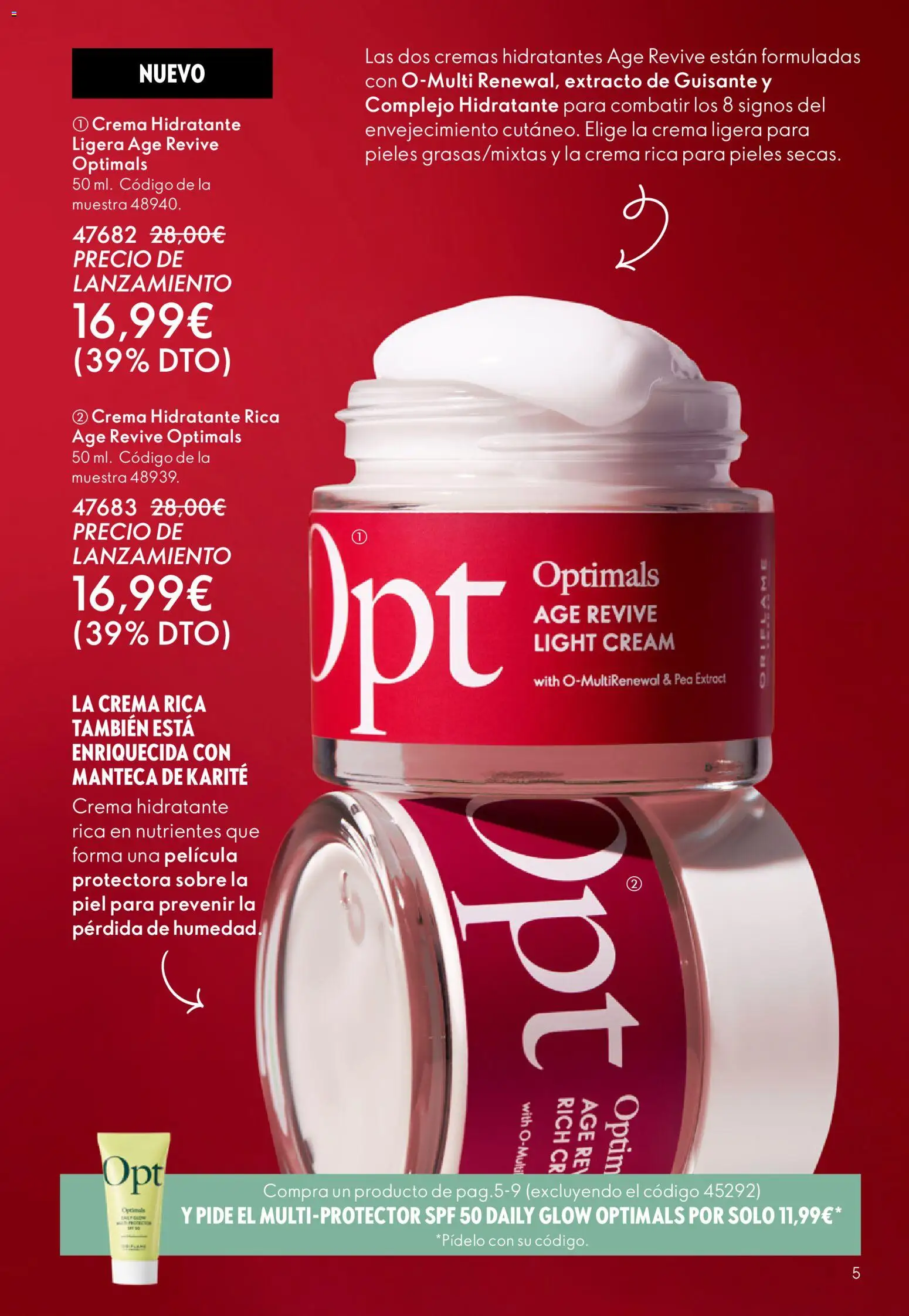 Oriflame - Catálogo Campaña 4 │ válido desde el 11.03.2026 | Página: 5 | Productos: Manteca, Γάλα σε σκόνη, Crema, Crema hidratante