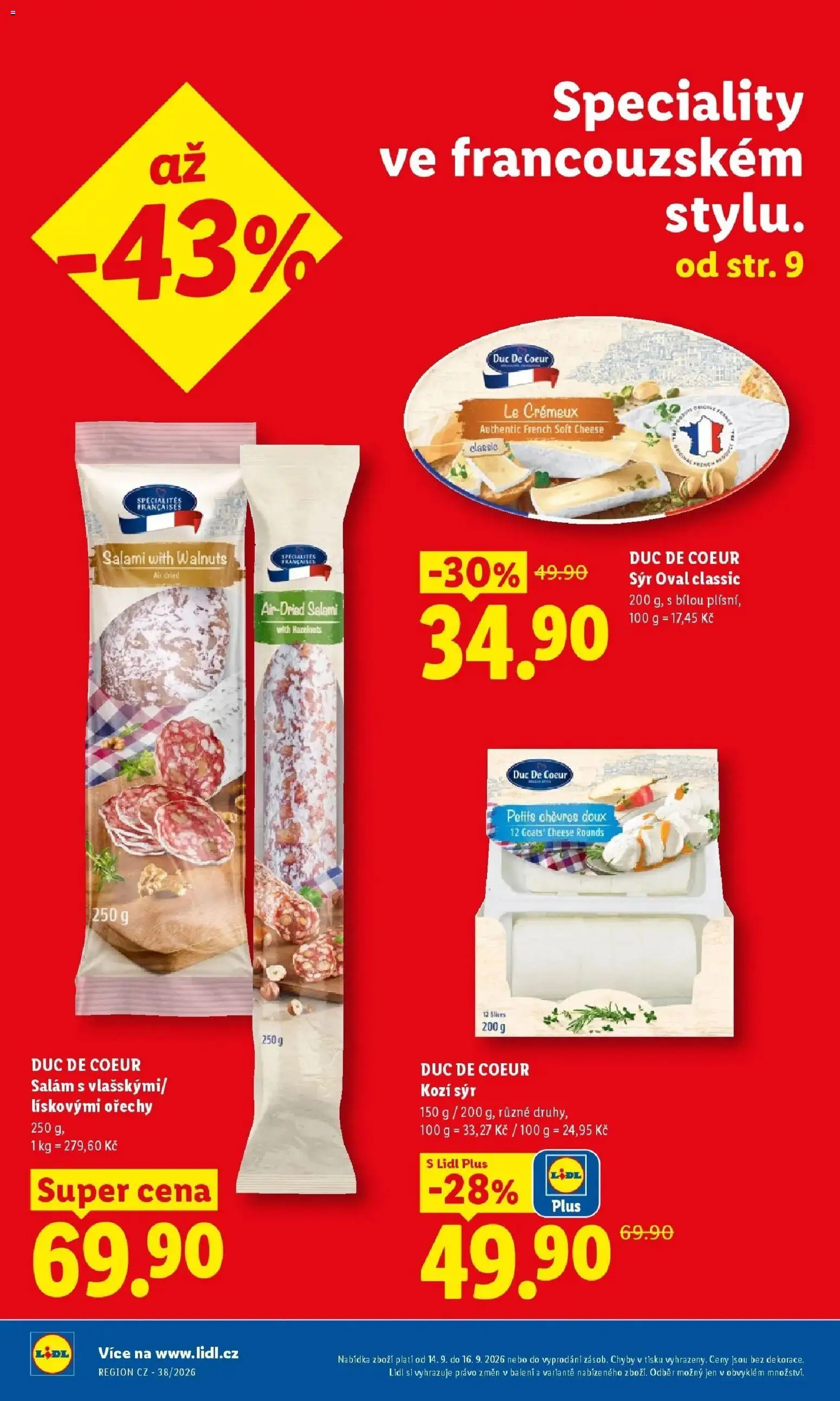 Lidl leták od 14.09.2026 - Nový akční leták | Strana: 2