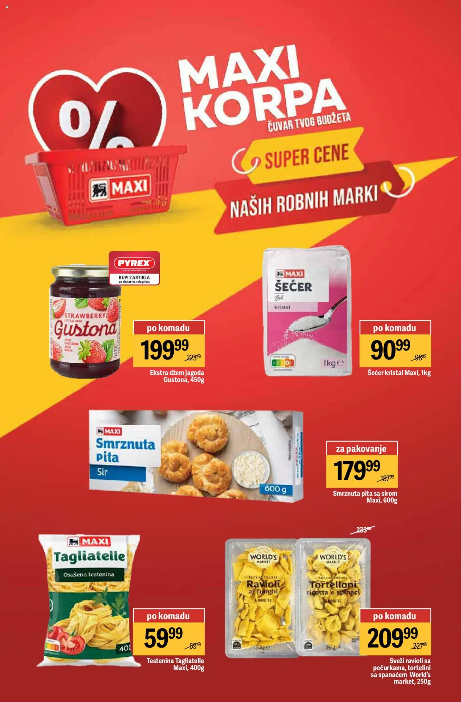 Maxi katalog - važi od 26.03.2026 | Strana: 8 | Proizvode: Šećer kristal, Testenina, Jagoda, Pakovanje