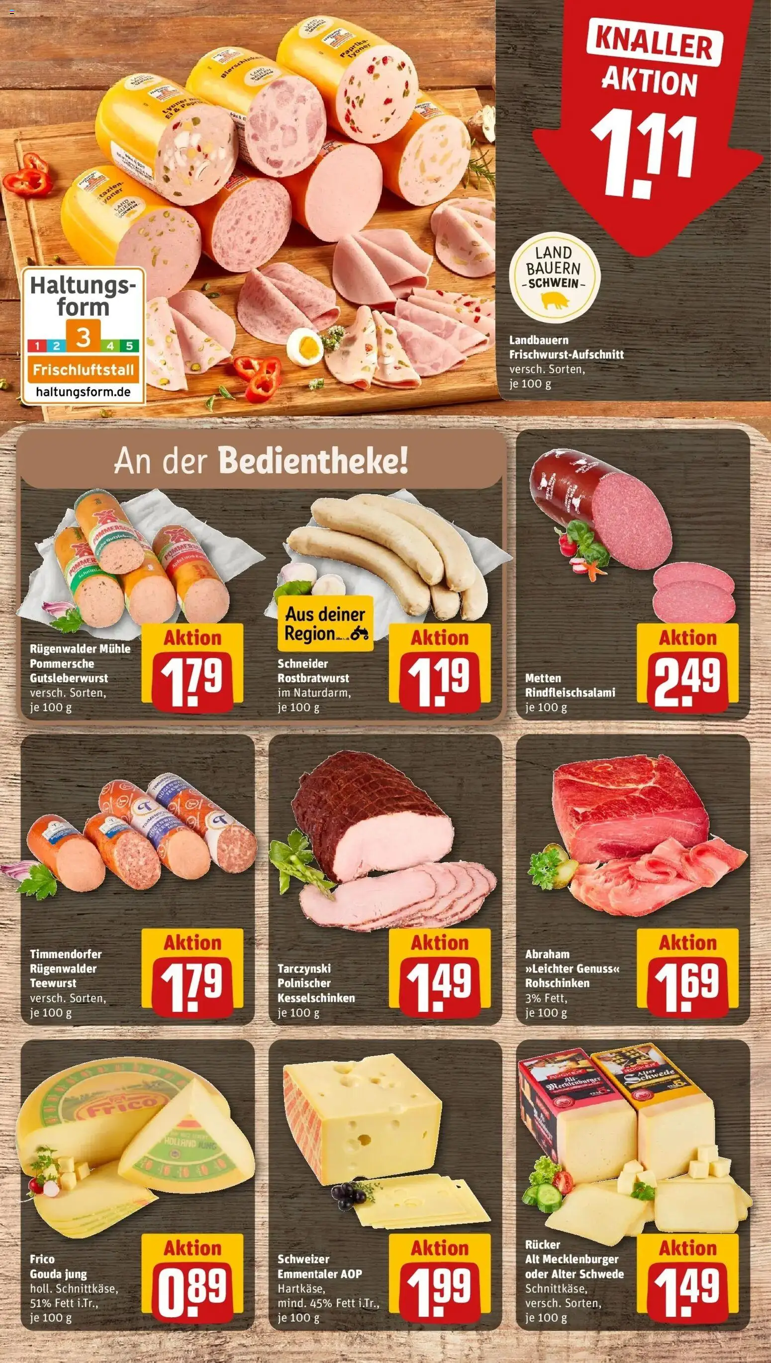 REWE Prospekt ab 10.08.2026 zum Blättern » Angebote | Seite: 8 | Produkte: Mühle, Gouda, Paprika