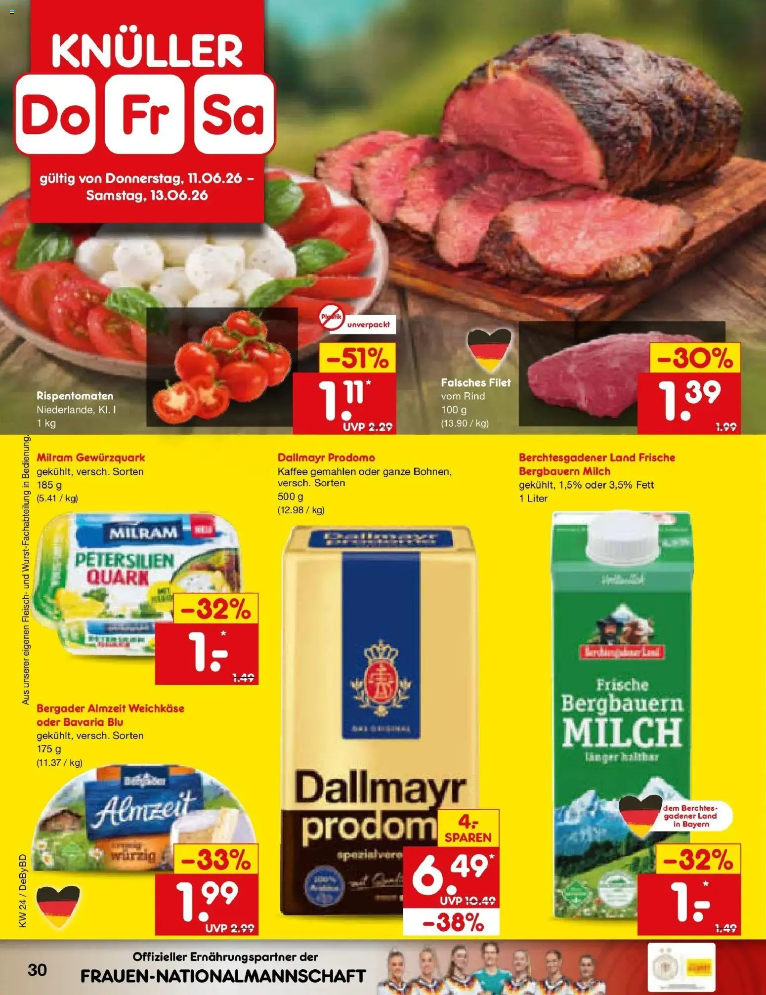 Netto Marken-Discount Prospekt Buttenwiesen – gültig ab 08.06.2026 | Seite: 46 | Produkte: Quark, Milch, Dallmayr, Dallmayr prodomo