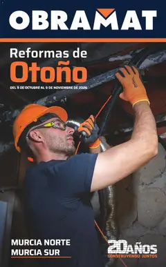Vista previa Obramat - Reformas Otono Imprenta Almacenes 26 Murcia 2026 válido desde el 09/10/2026