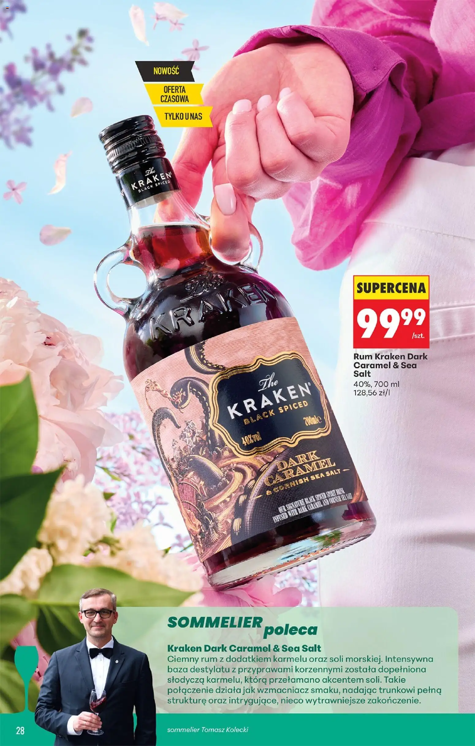 Biedronka Polsko leták - Czas na toast od 18.05.2026 | Strana: 28 | Produkty: Rum, Rum Kraken