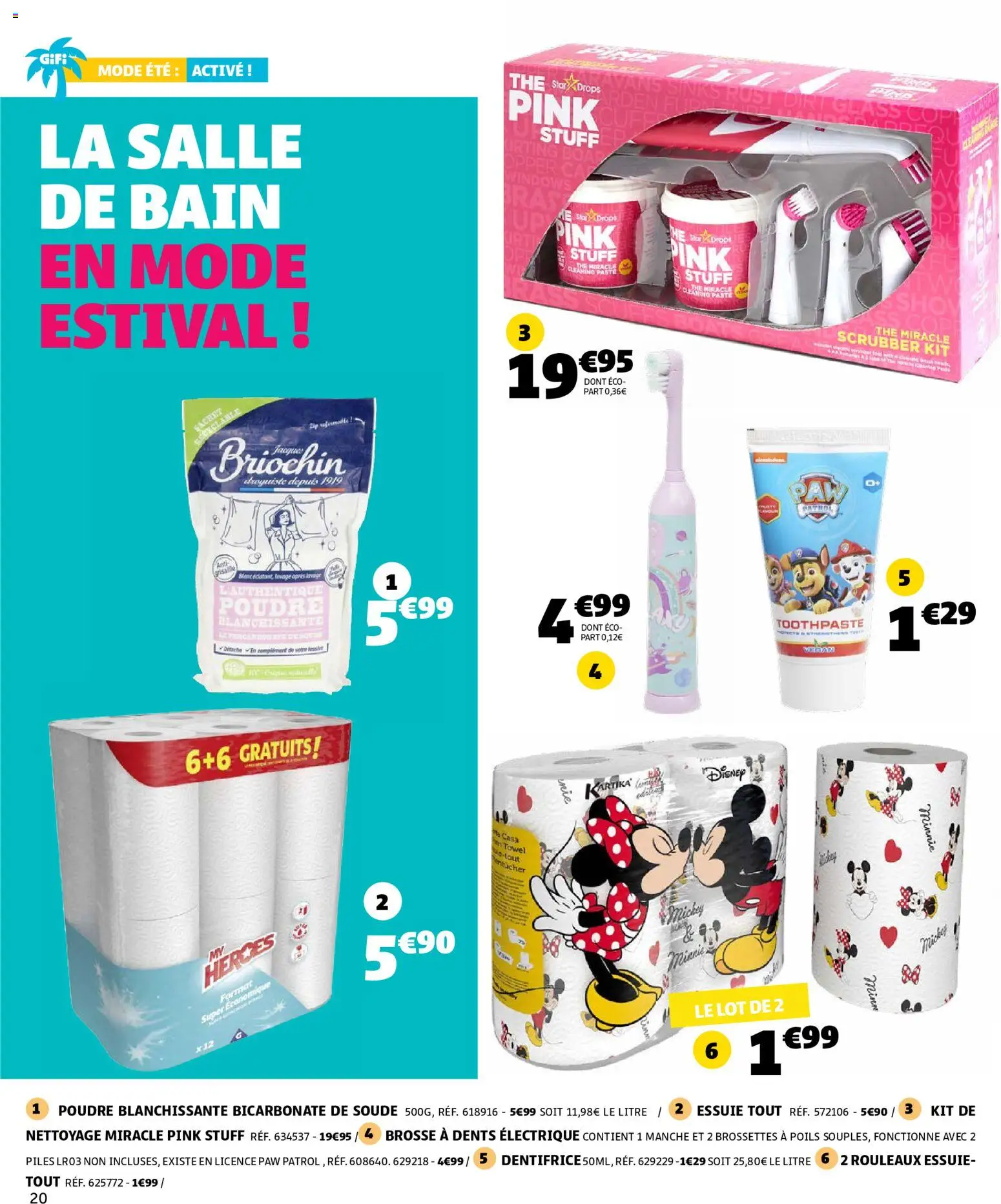 {H1} | Page: 20 | Produits: Brosse à dents électrique, Poudre, Dentifrice, Piles