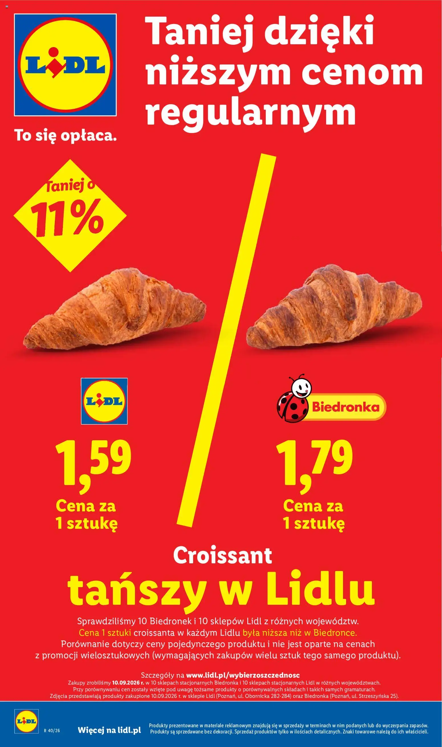 Lidl Polsko leták od 01.10.2026 | Strana: 30 | Produkty: Croissant