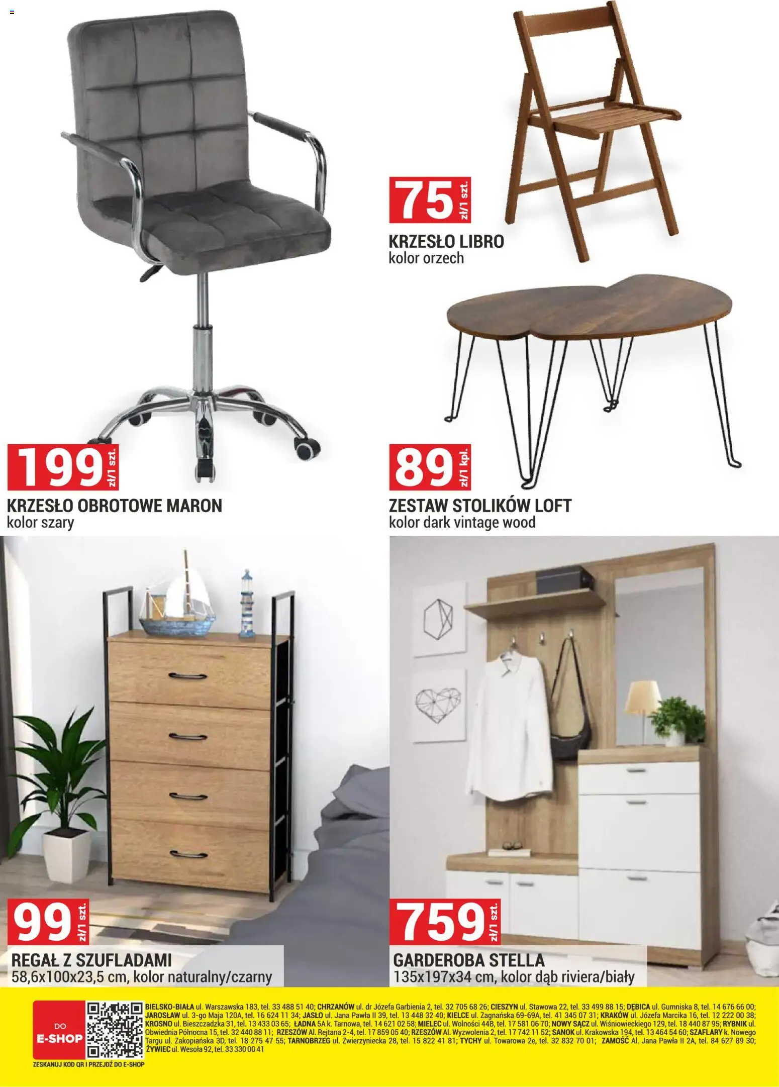 Merkury Market gazetka - Meble, Wypoczynki, Materace od 01.07.2026 | Strona: 44 | Produkty: Krzesło, Regał