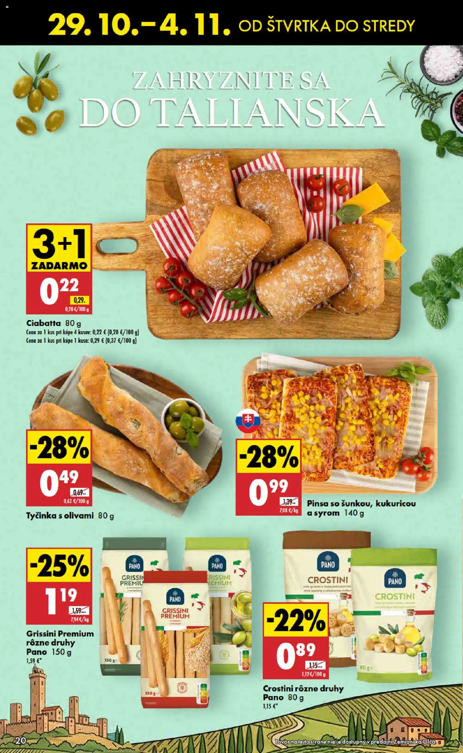 Nové Biedronka akcie – leták je platný od 29.10.2026 | Strana: 20 | Produkty: Pizza