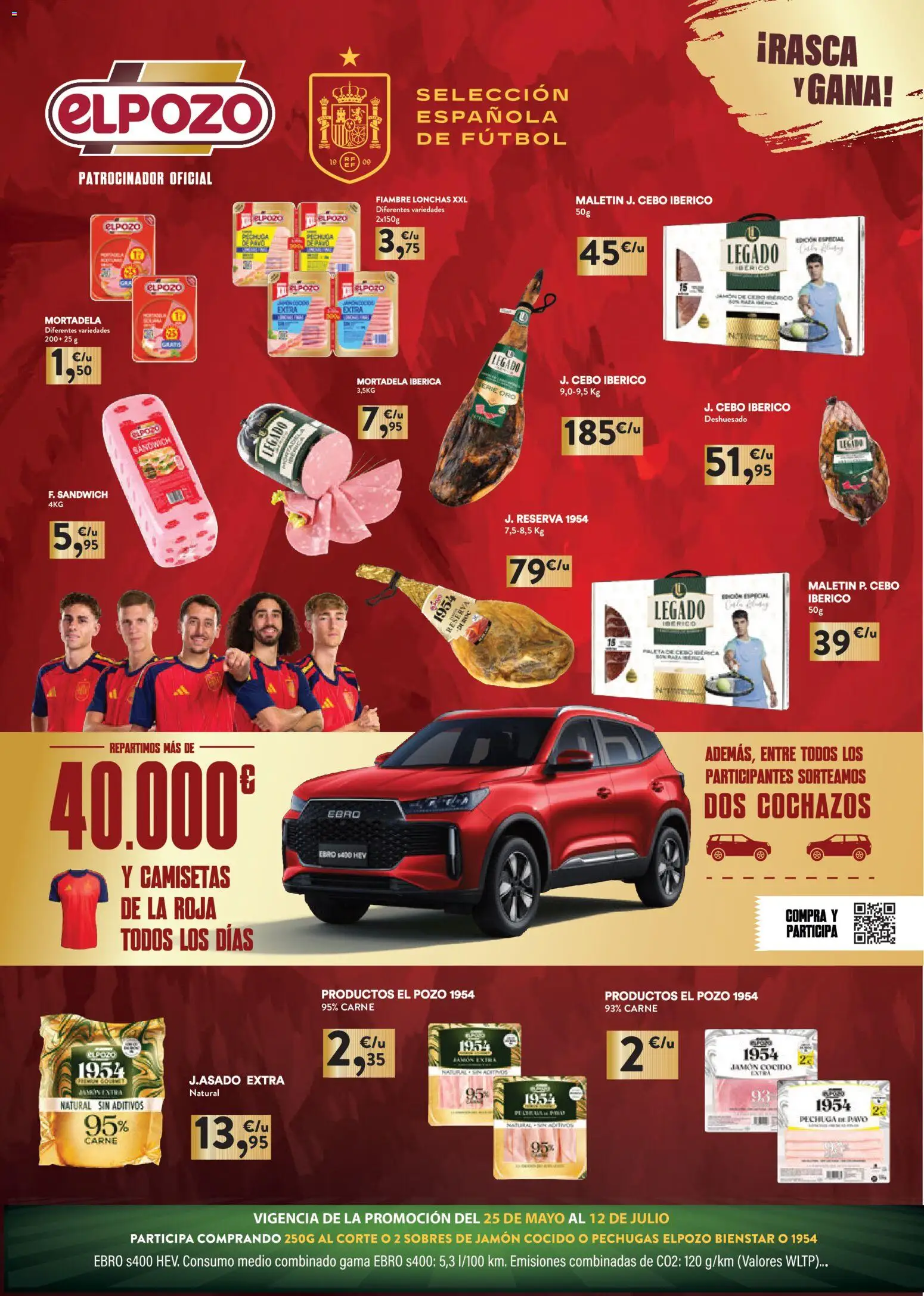 Alimerka folleto Castilla y León │ válido desde el 08.06.2026 | Página: 9 | Productos: Jamón, Jamón cocido, Mortadela