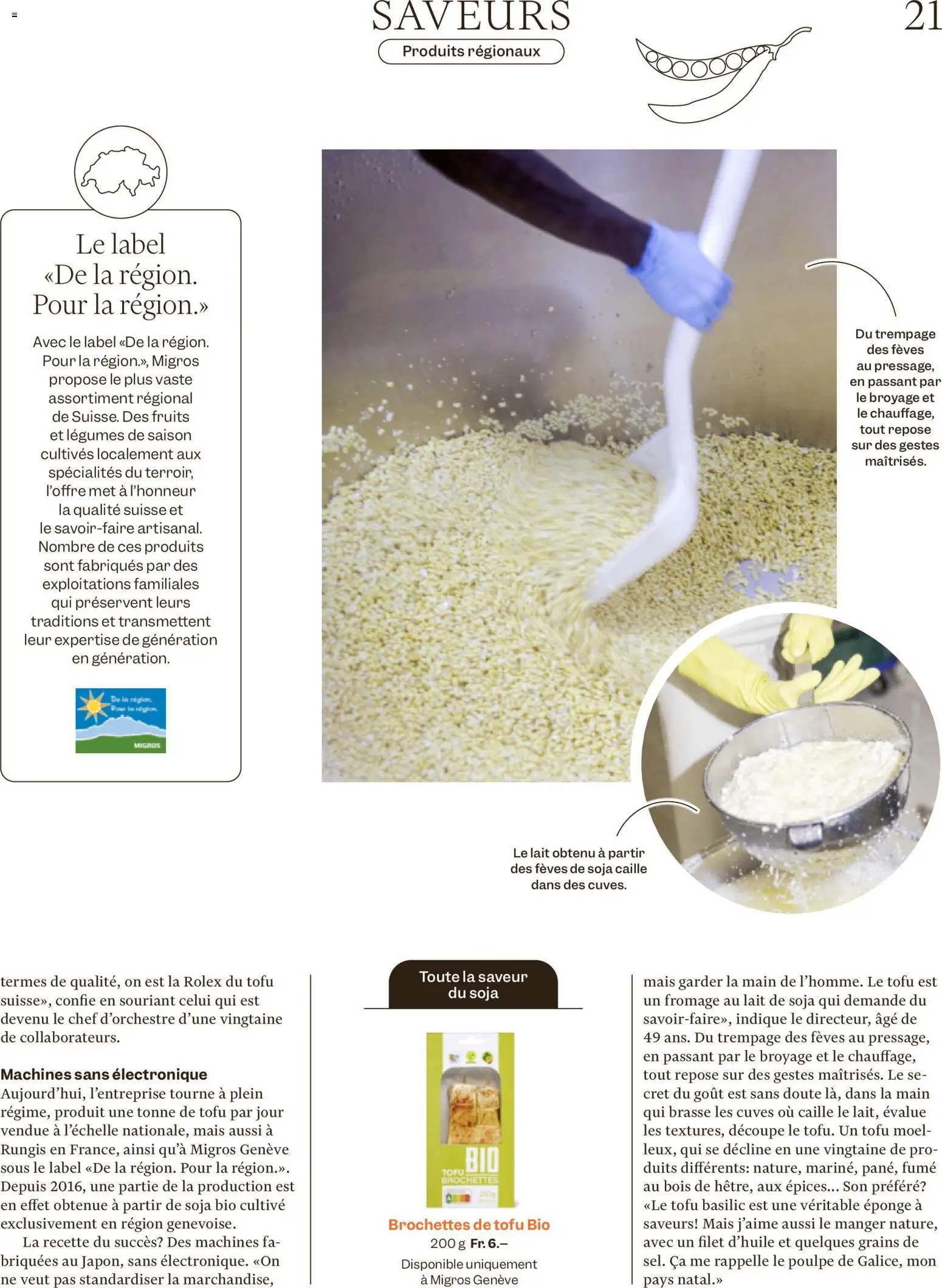 Migros aktionen Magazine FR – gültig ab 09.09.2026 | Seite: 21 | Produkte: Mais, Met, Tofu