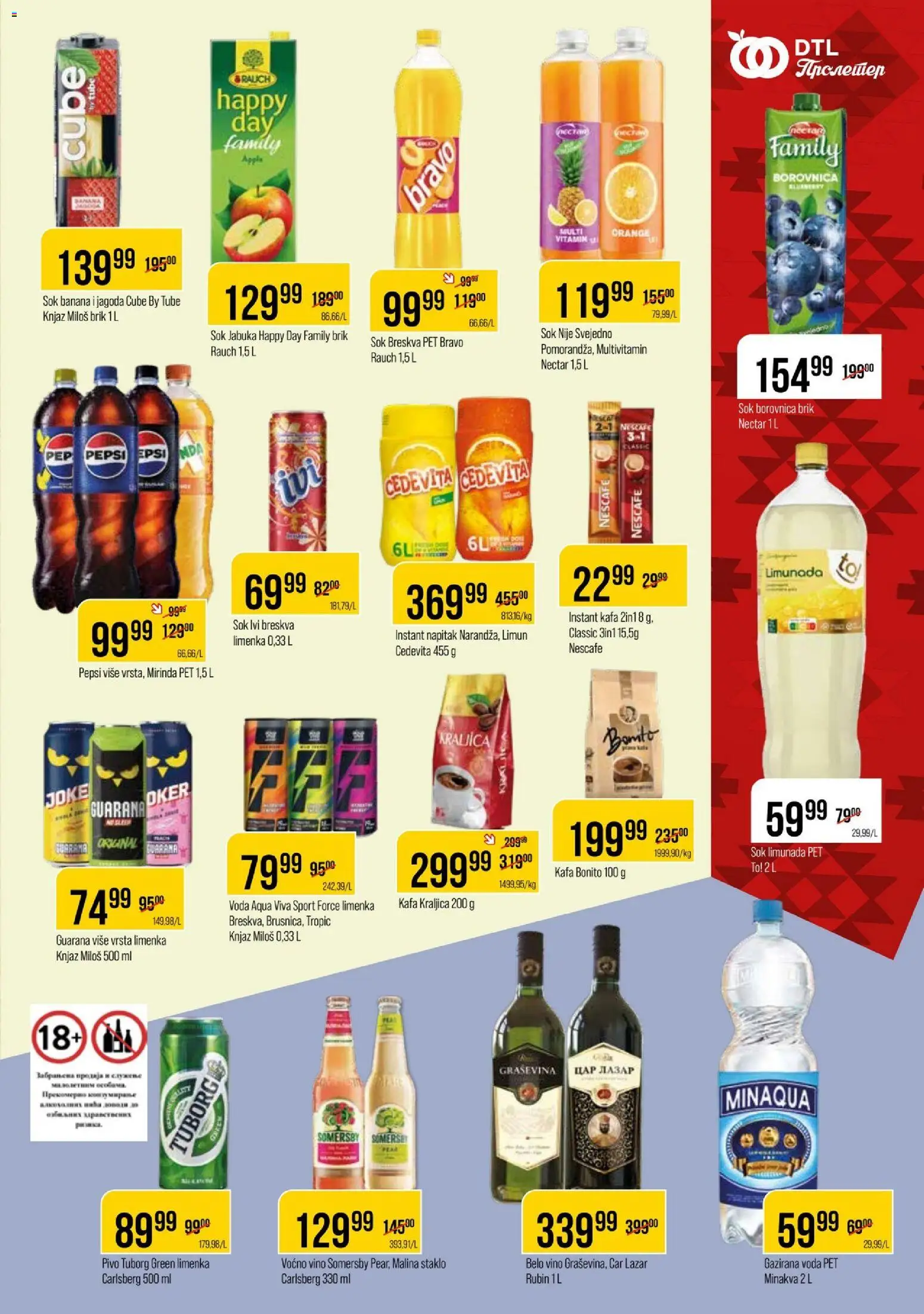 Metalac Proleter katalog - važi od 07.10.2026 | Strana: 9 | Proizvode: Graševina, Malina, Guarana, Pepsi