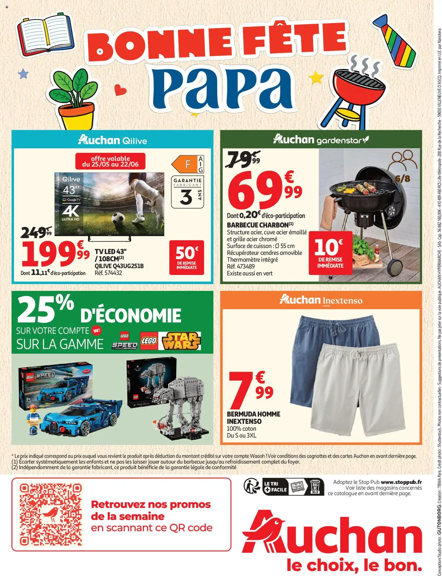 {H1} | Page: 48 | Produits: Bermuda, Légo, Barbecue, TV led