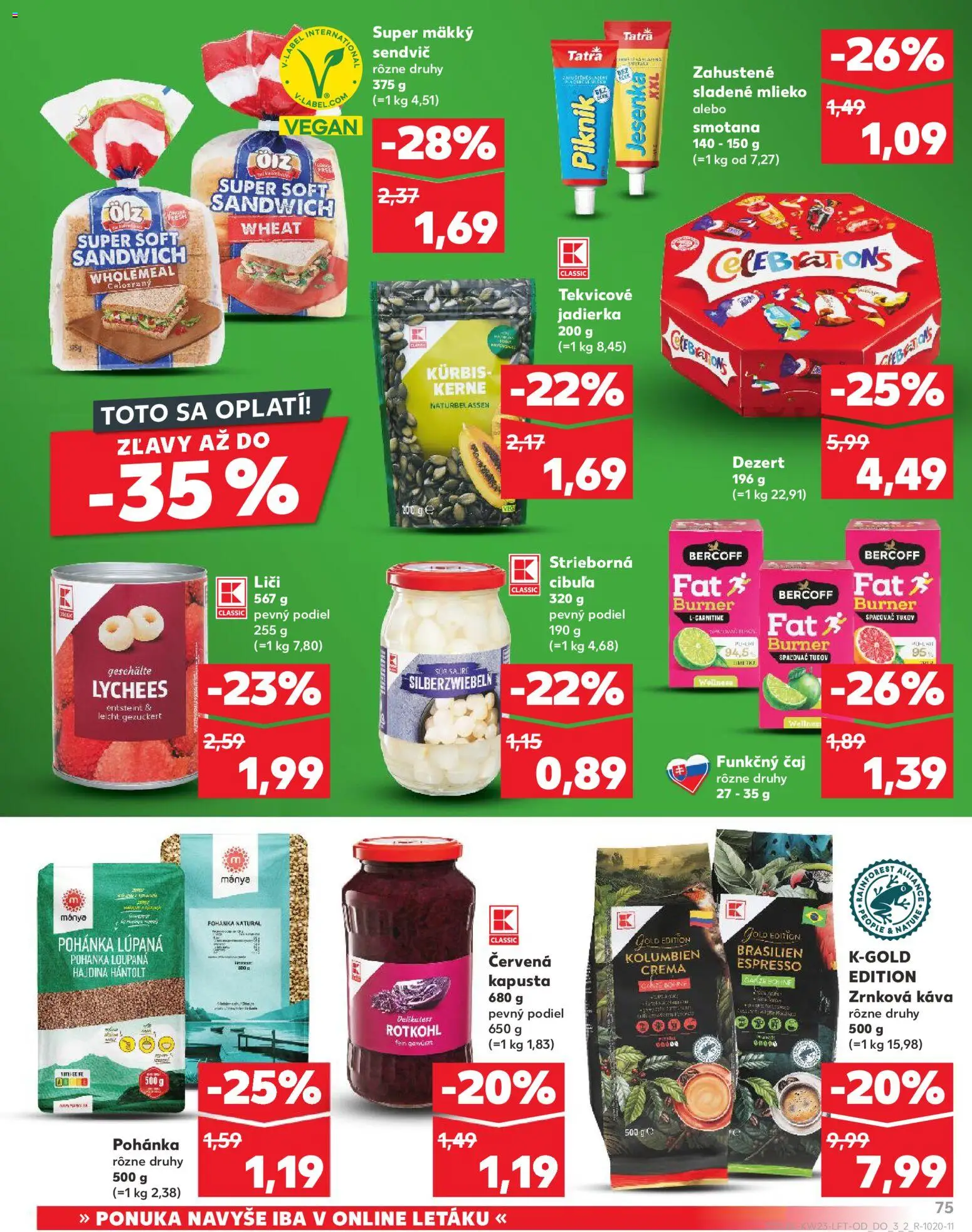 Kaufland SK akciós ujság - amely érvényes a következő dátumtól: 04.06.2026 | Oldal: 75