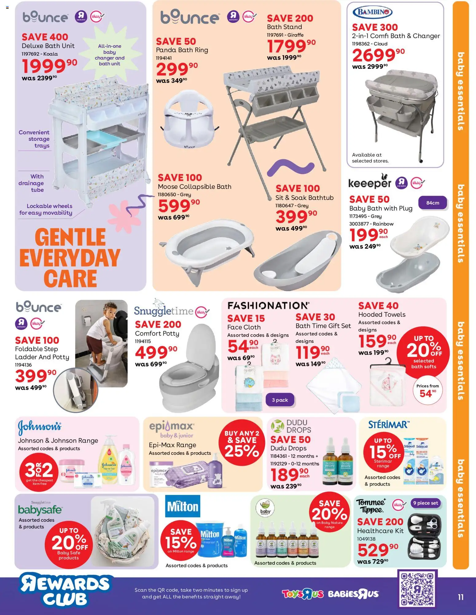 New Babies R Us catalogue – valid from 20/08/2026 | Page: 11 | Products: Towels, Bath