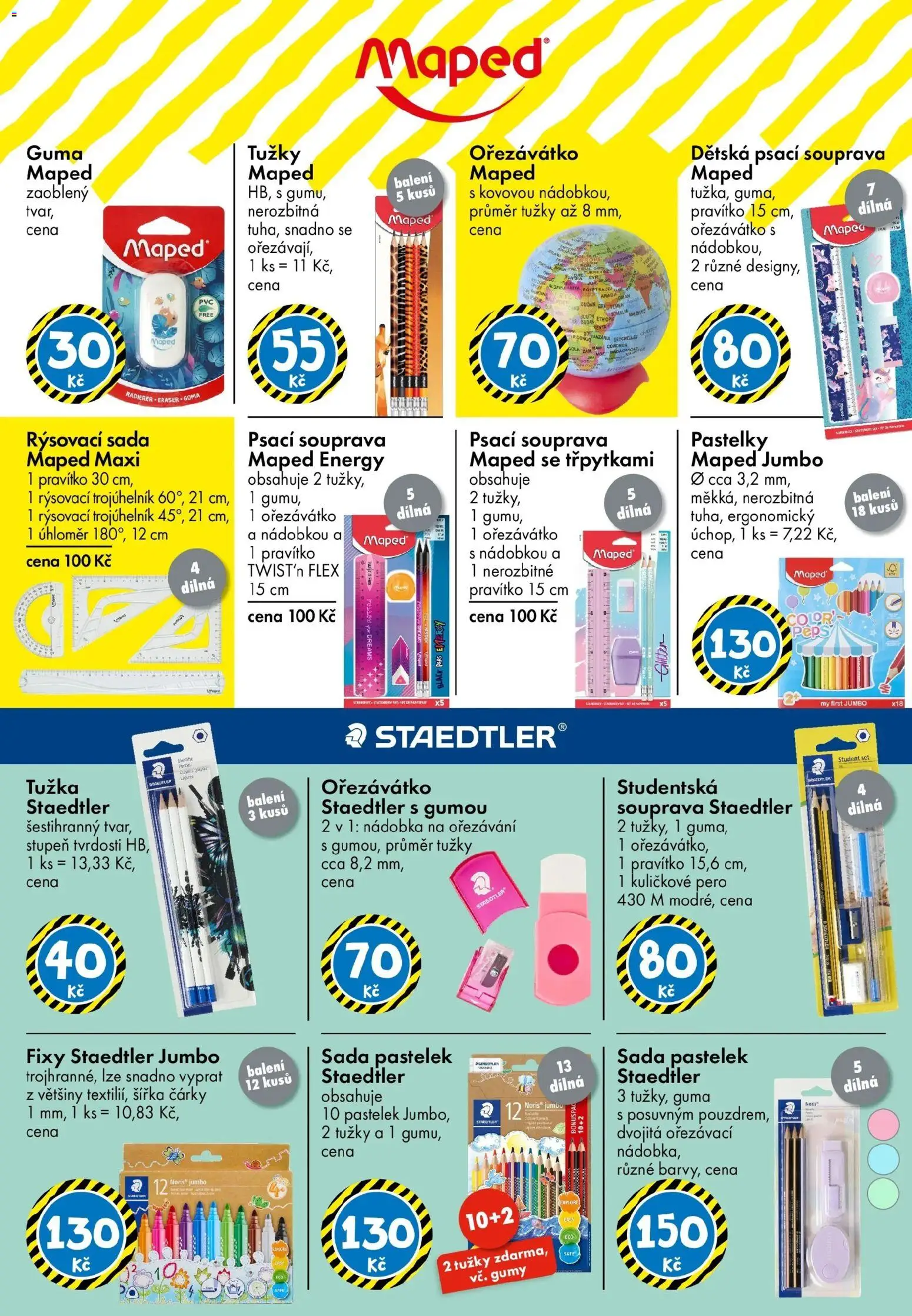 TEDi aktuální leták od 14.08.2026 - akční nabídka | Strana: 9 | Produkty: Pero, Pravítko, Fixy, Ořezávátko