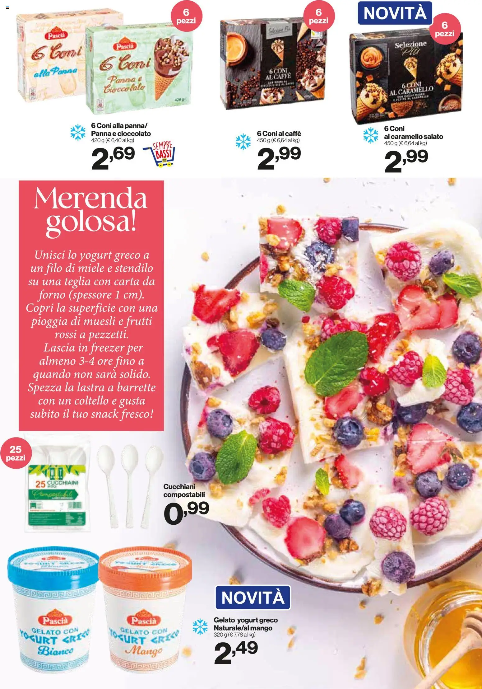 Volantino IN's del 03.06.2026 | Pagina: 13 | Prodotti: Yogurt greco, Teglia, Cioccolato, Freezer