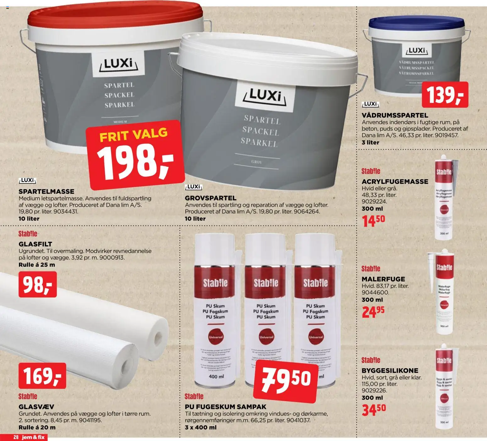 Jem & fix tilbudsavis – gyldig fra 31.05.2026 | Side: 29 | Produkter: Spartelmasse