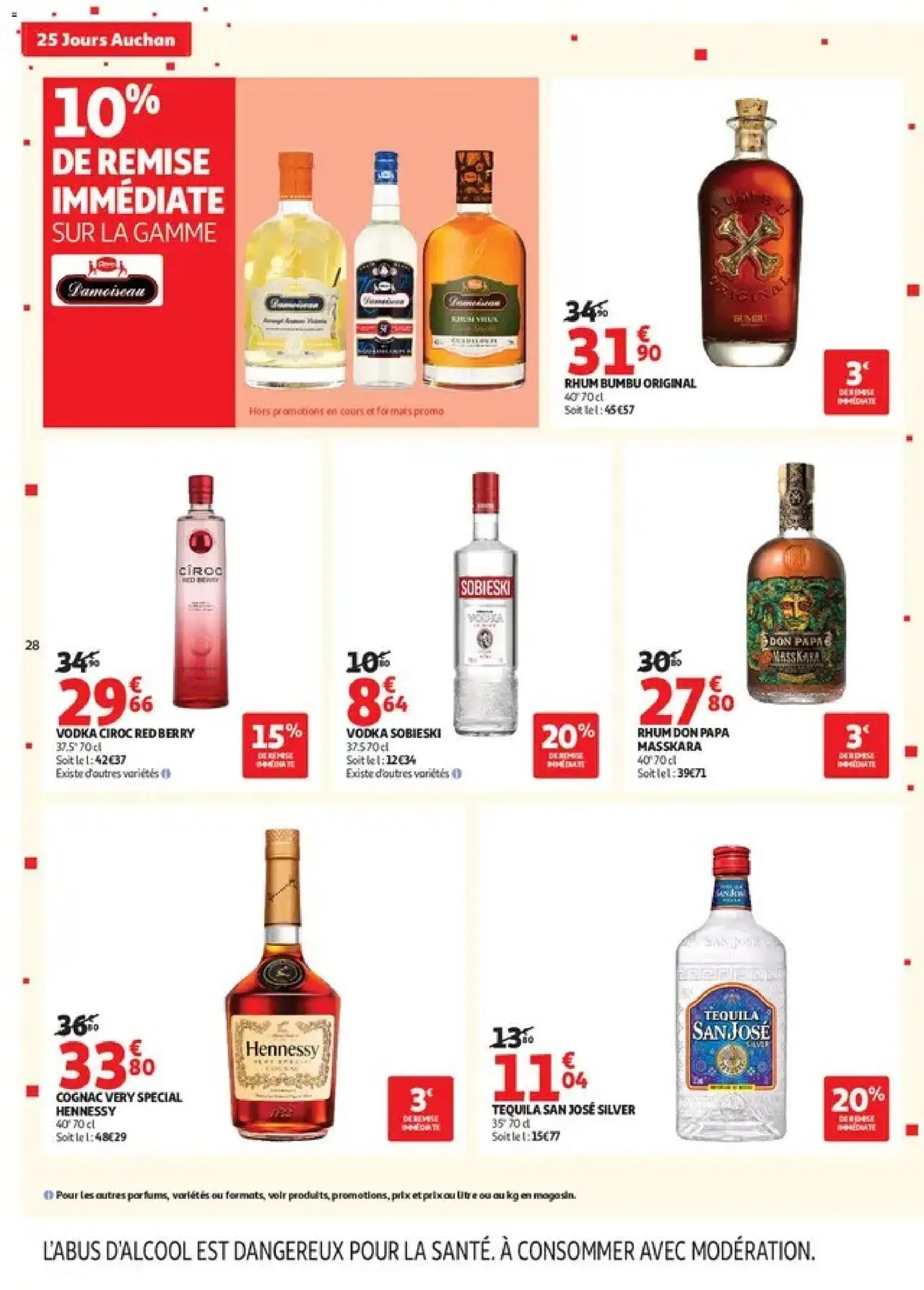 {H1} | Page: 28 | Produits: Vodka, Rhum, Rhum Don Papa, Bouteille