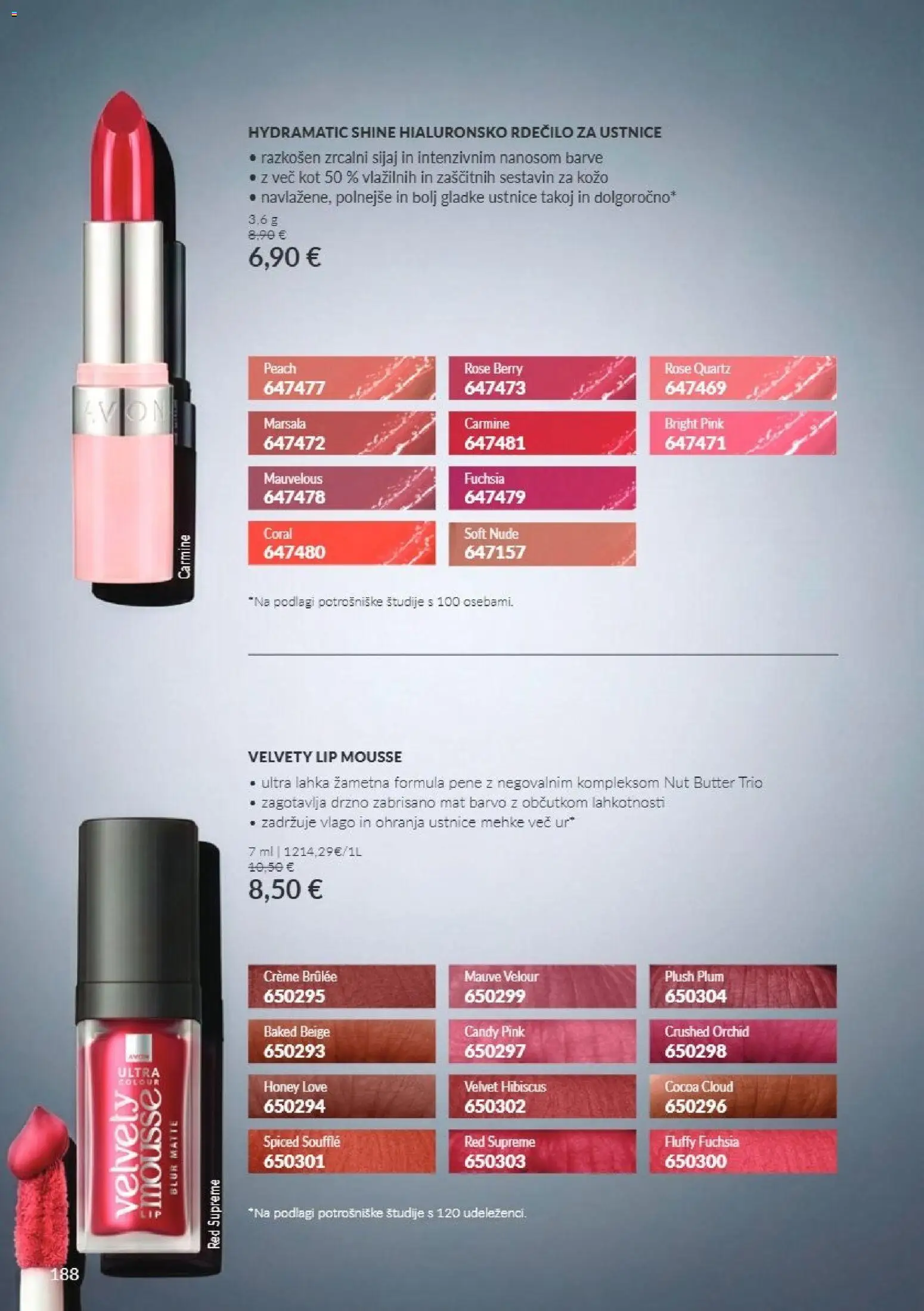 Novi Avon katalog ponudbe – veljaven od 01.11.2026 | Stran: 188 | Izdelki: Rdecilo za ustnice