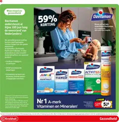 Davitamon Vitamine C + extra D, Zink en seleen bruistabletten - Voorbeeld van een folder van Kruidvat, geldig van 28.04.2026 | Pagina: 82