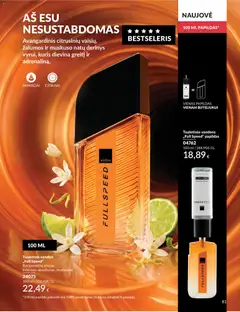 AVON leidinys galioja nuo 01.06.2026 | Puslapis: 81 | Prekių: Tualetinis vanduo, Aliejus