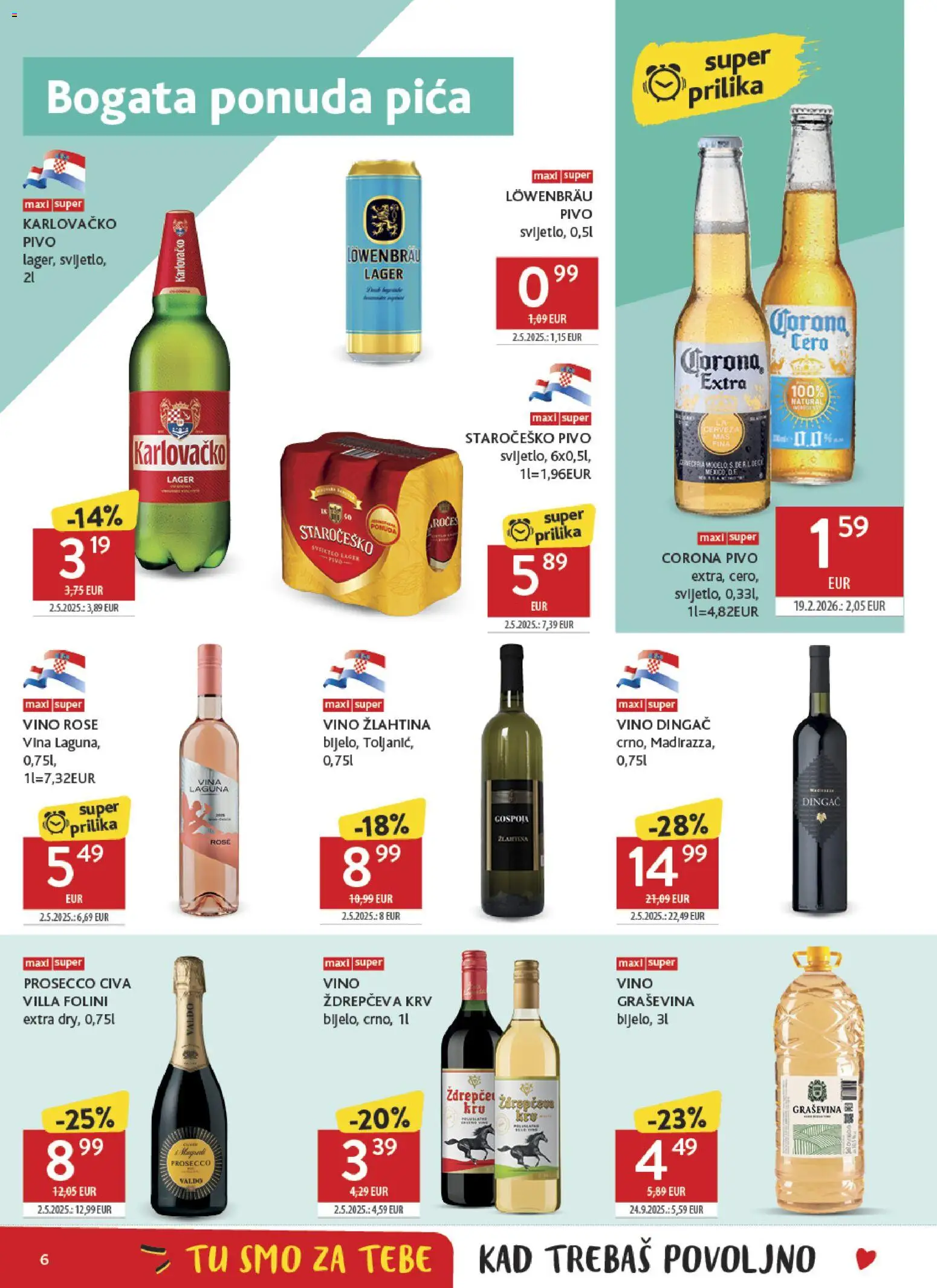 Konzum HR akciós ujság - amely érvényes a következő dátumtól: 2026.08.04. | Oldal: 6