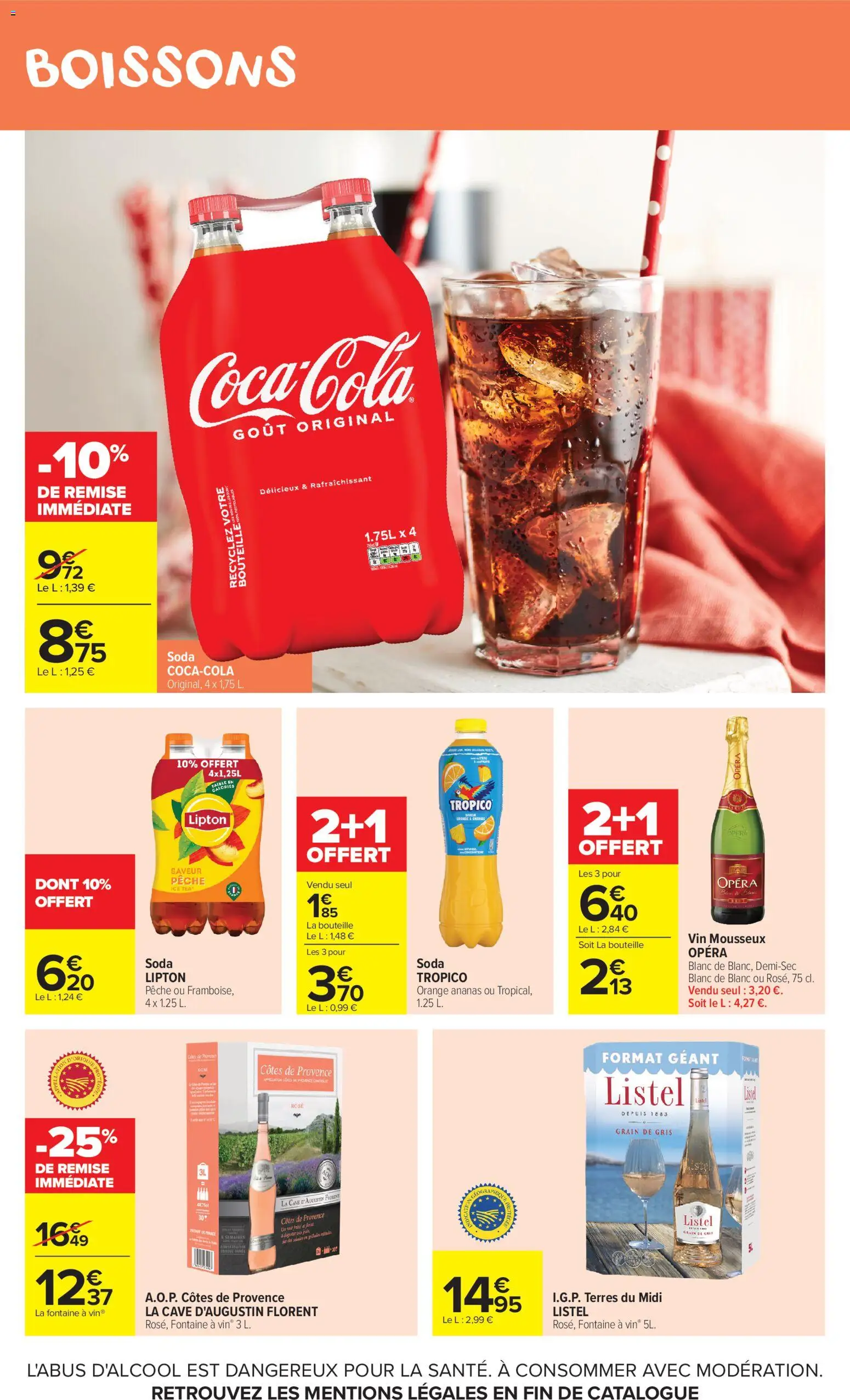 {H1} | Page: 33 | Produits: Orange, Pêche, Vin, Ananas