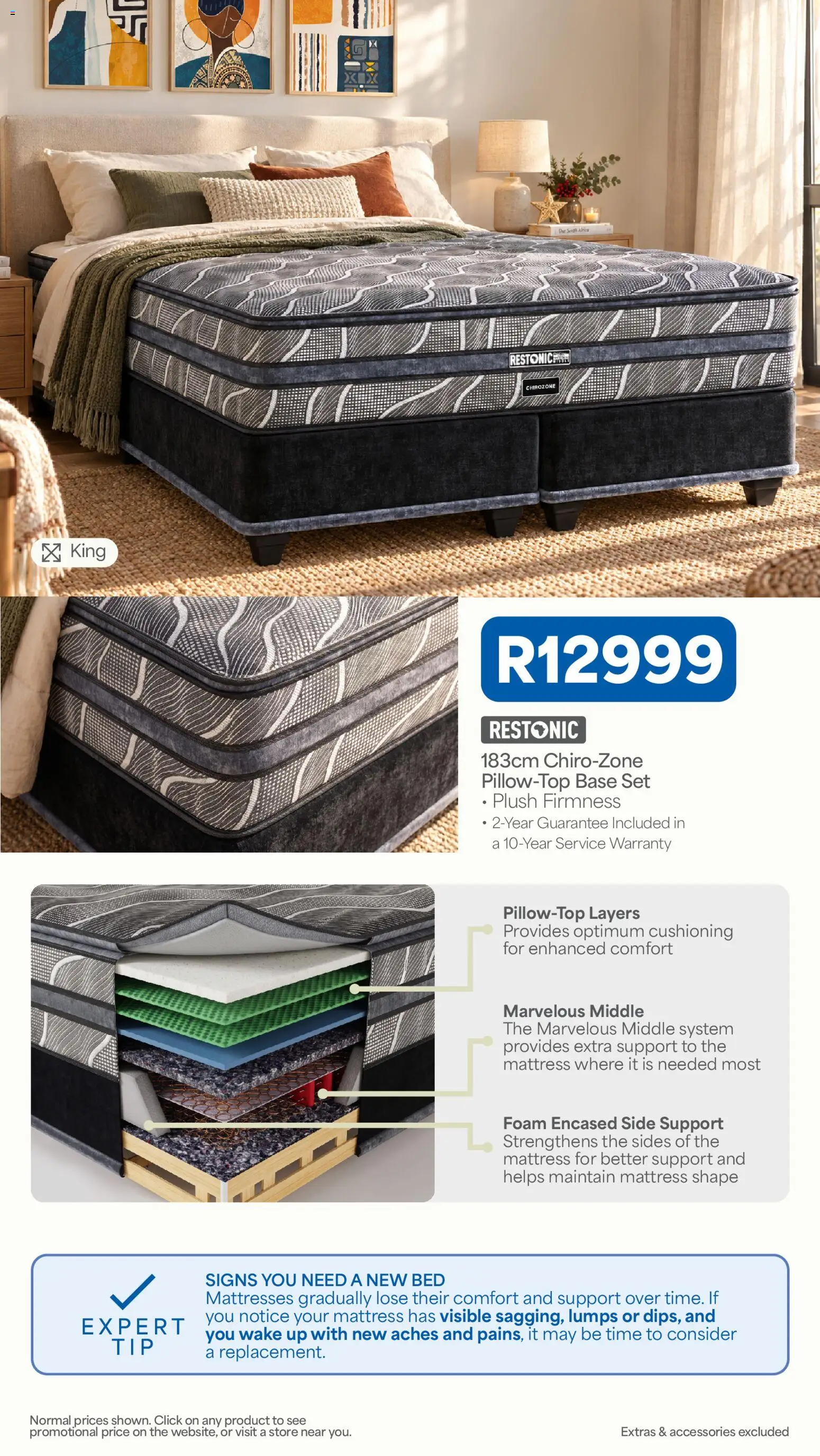 New OK Furniture catalogue – valid from 16/10/2026 | Page: 3 | Products: Bed, Mattress, Foam