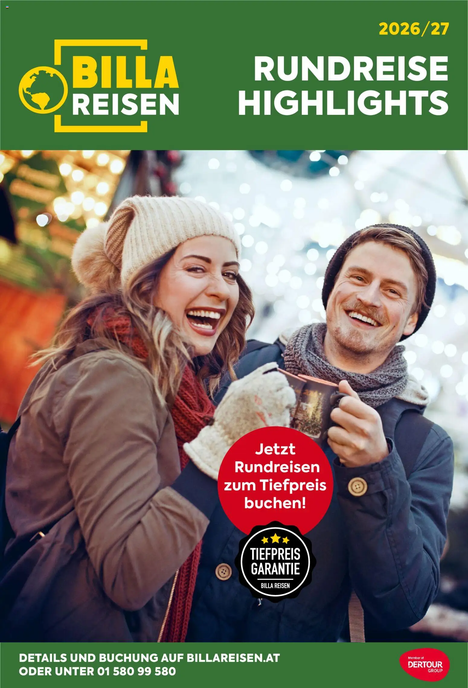 Billa- Billa Reisen Rundreise Highlights 2026/2027 gültig ab 12.08.2026 | Seite: 1