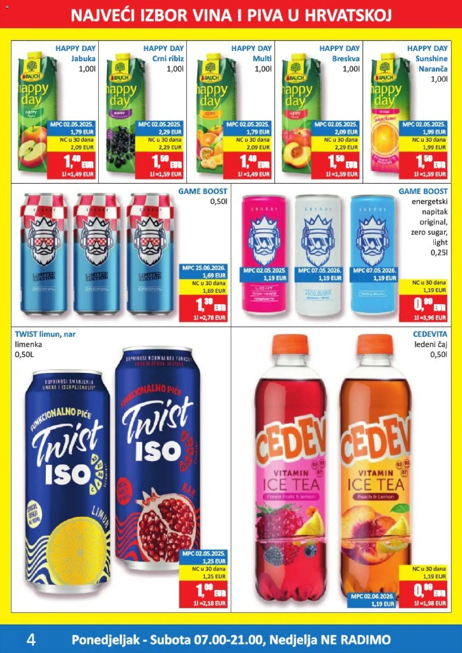 Vrutak katalog | vrijedi od 10.08.2026 | Stranica: 4 | Proizvodi: Nar, Čaj, Napitak, Cedevita