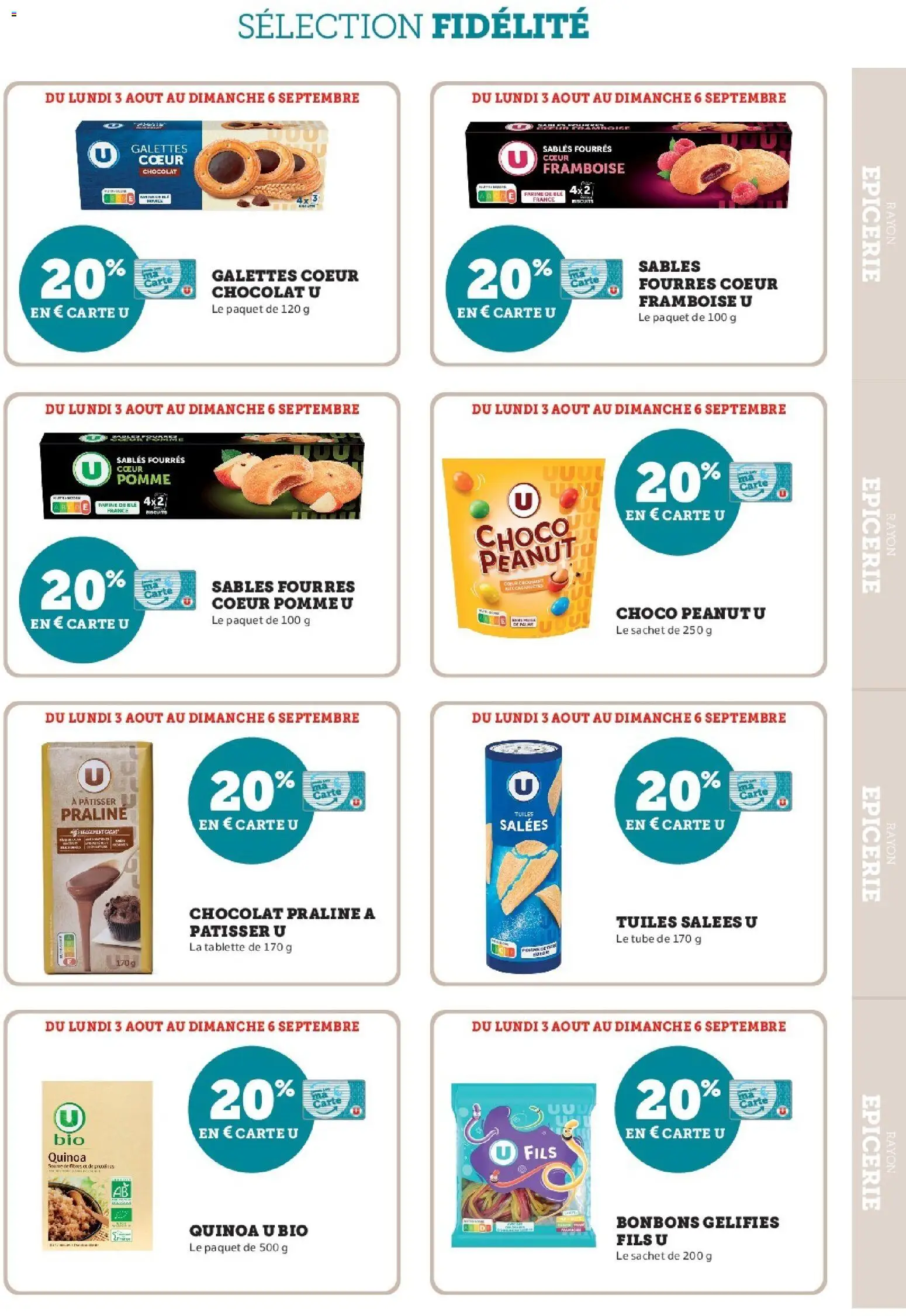 {H1} | Page: 15 | Produits: Tablette, Framboise, Chocolat, Bonbons