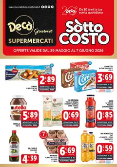 Anteprima del volantino Decò volantino Gourmet valido a partire dal 29.05.2026