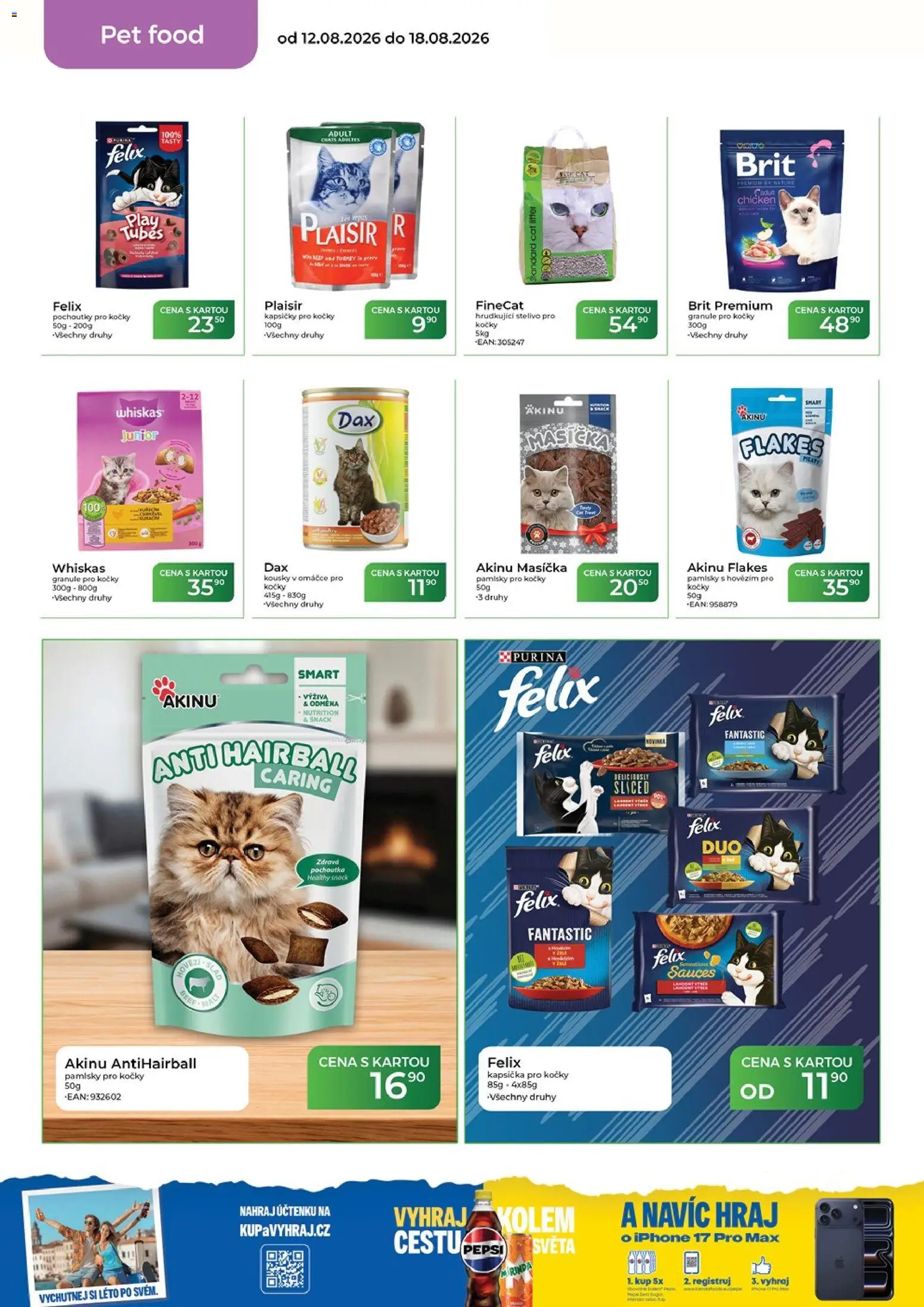 Tamda Foods leták od 12.08.2026 | Strana: 48 | Produkty: Purina, Stelivo pro kočky, Granule pro kočky, Stelivo