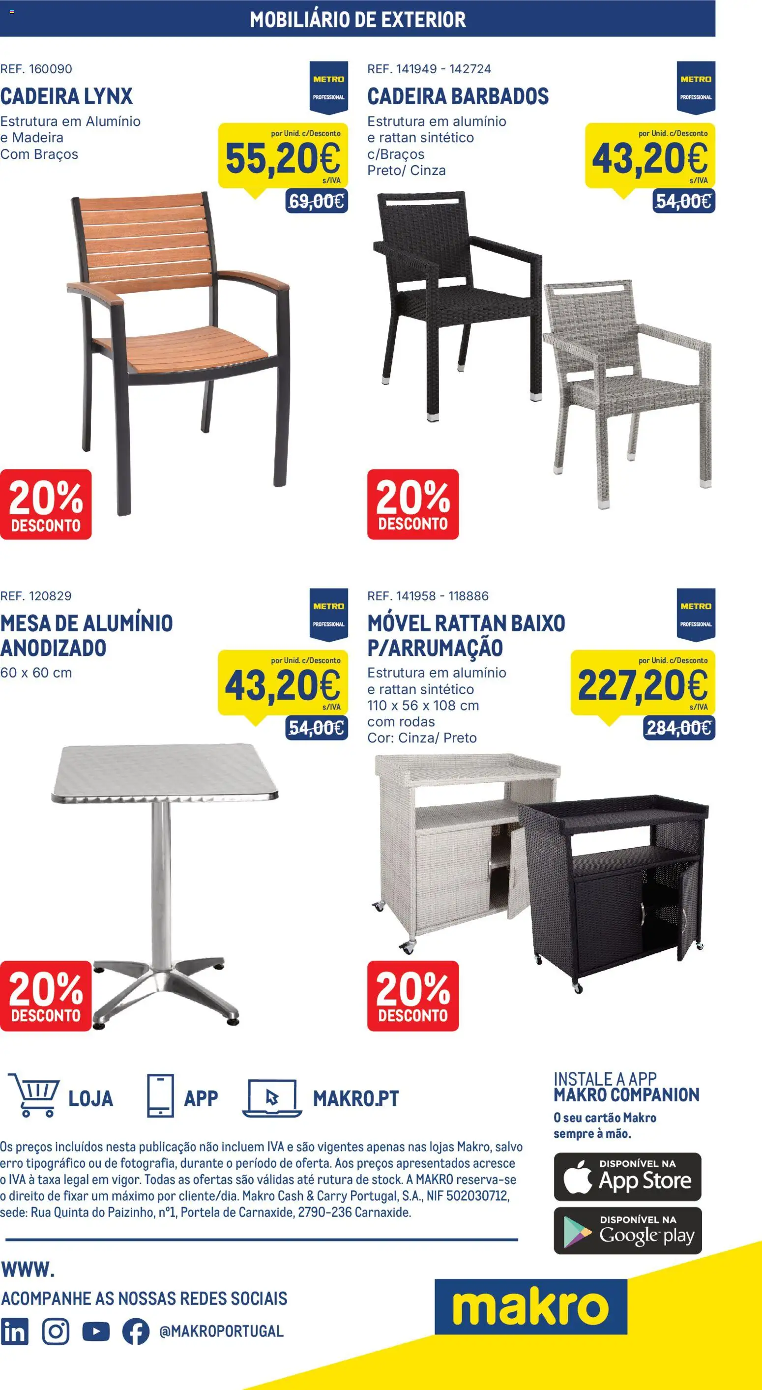 Makro folheto │ válido de 09.06.2026 | Página: 21 | Produtos: Mesa, Cadeira