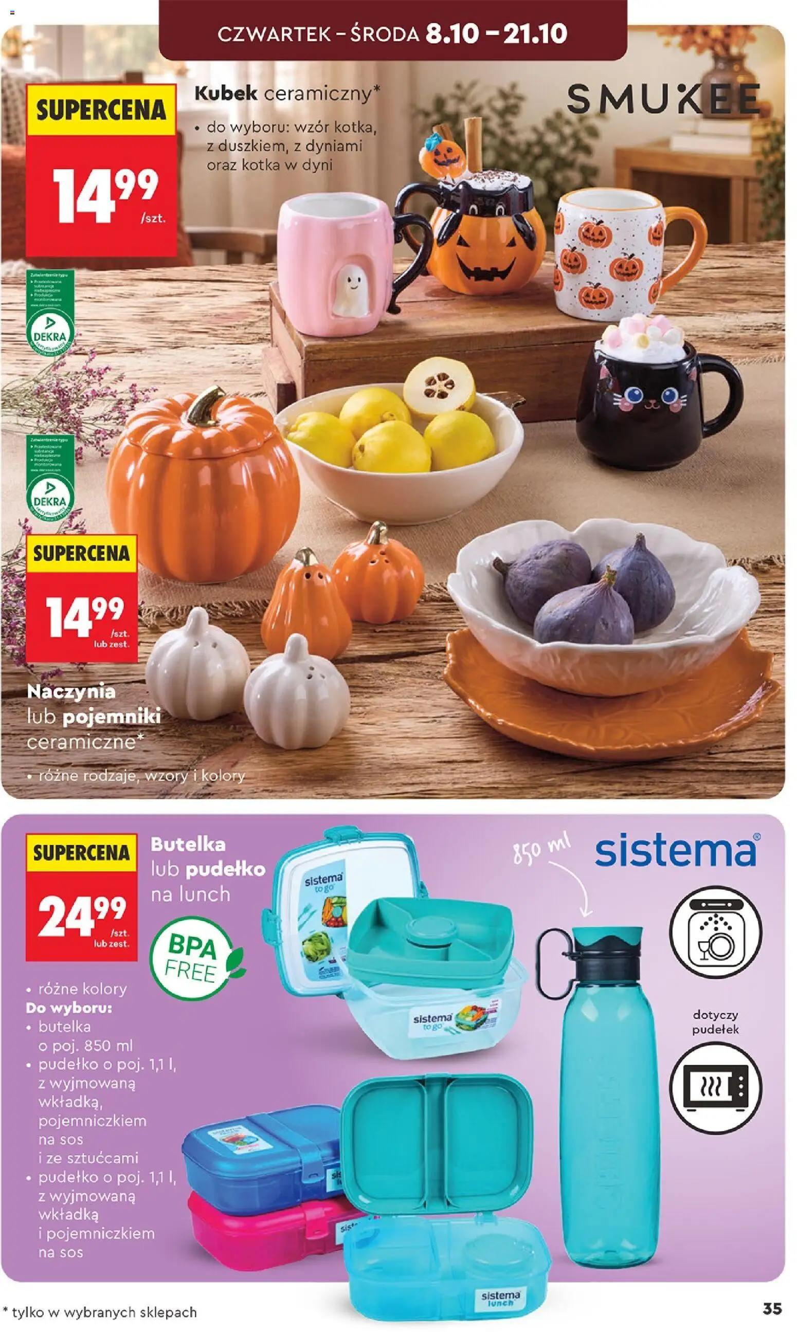Biedronka gazetka - Hity i inspiracje od 03.10.2026 | Strona: 35 | Produkty: Naczynia, Pudełko, Sos