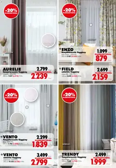 Katalógus Diego 07 - amely érvényes a következő dátumtól: 2026.07.01. | Oldal: 10 | Termékek: Fényáteresztő függöny, Függöny