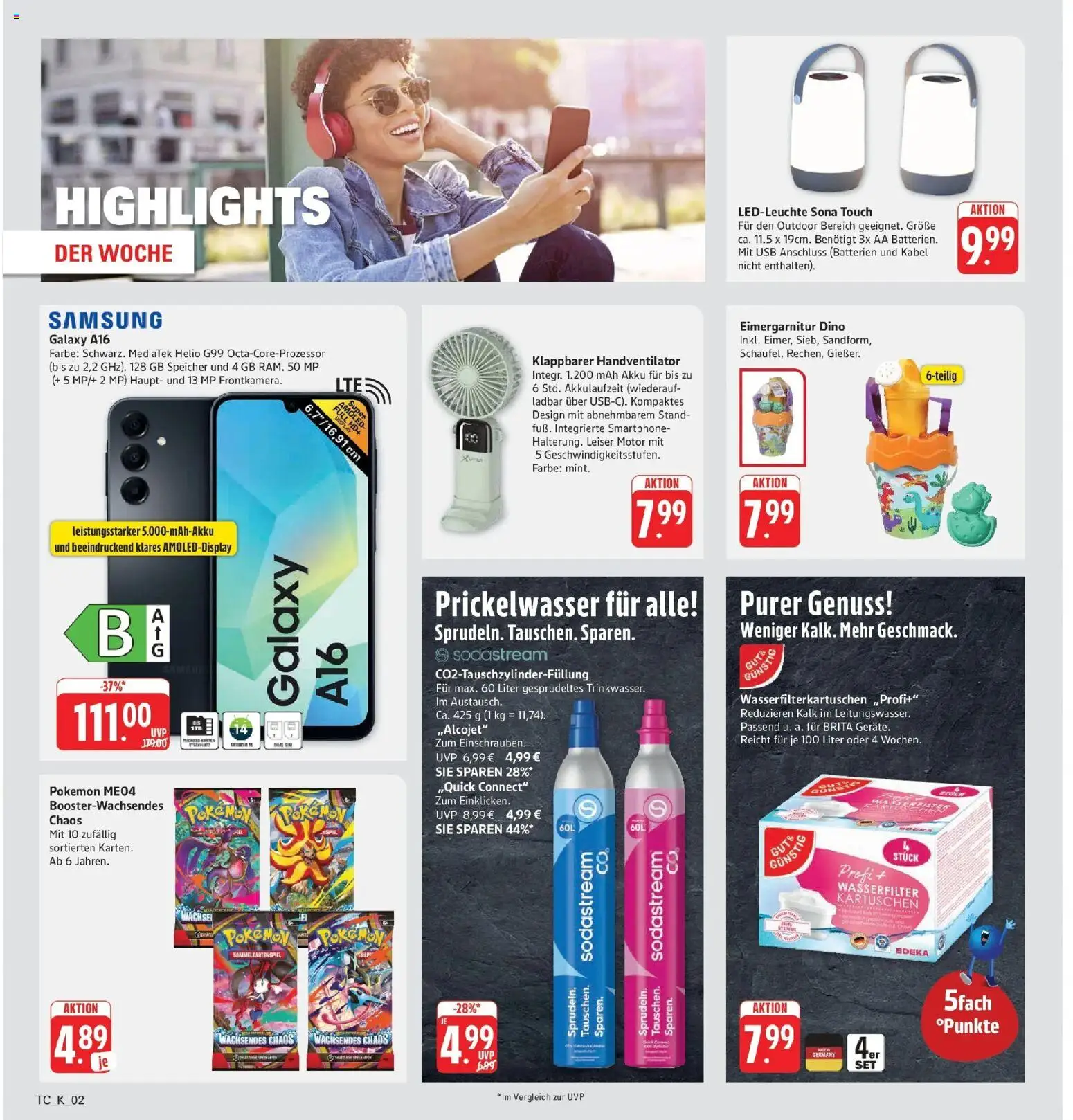 Marktkauf Prospekt Heidenheim – gültig ab 27.07.2026 | Seite: 34 | Produkte: Spiel, Batterien, Samsung, Sodastream