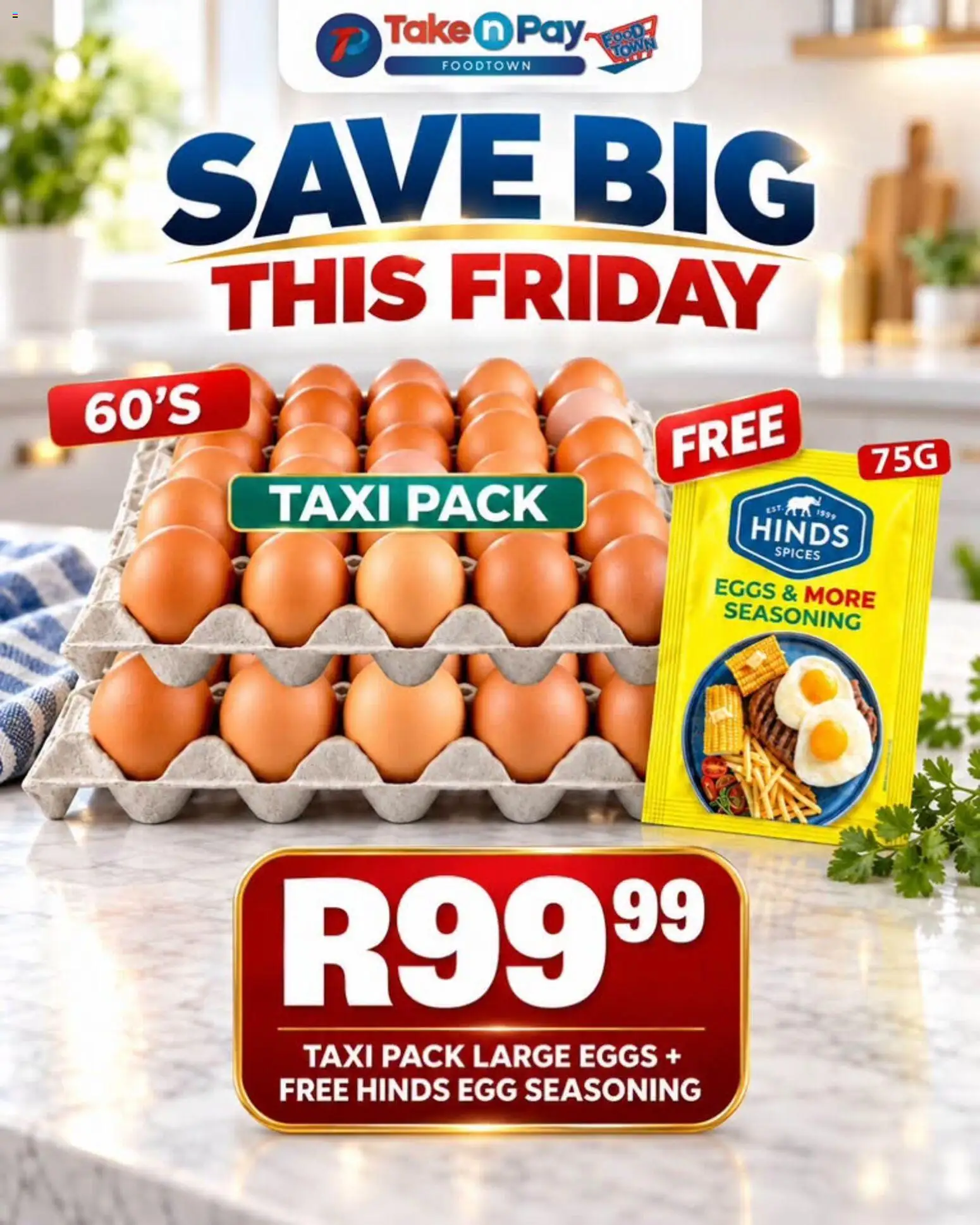 New Take n Pay catalogue – valid from 09/10/2026 | Page: 5 | Products: Eggs, Seasoning, Spices