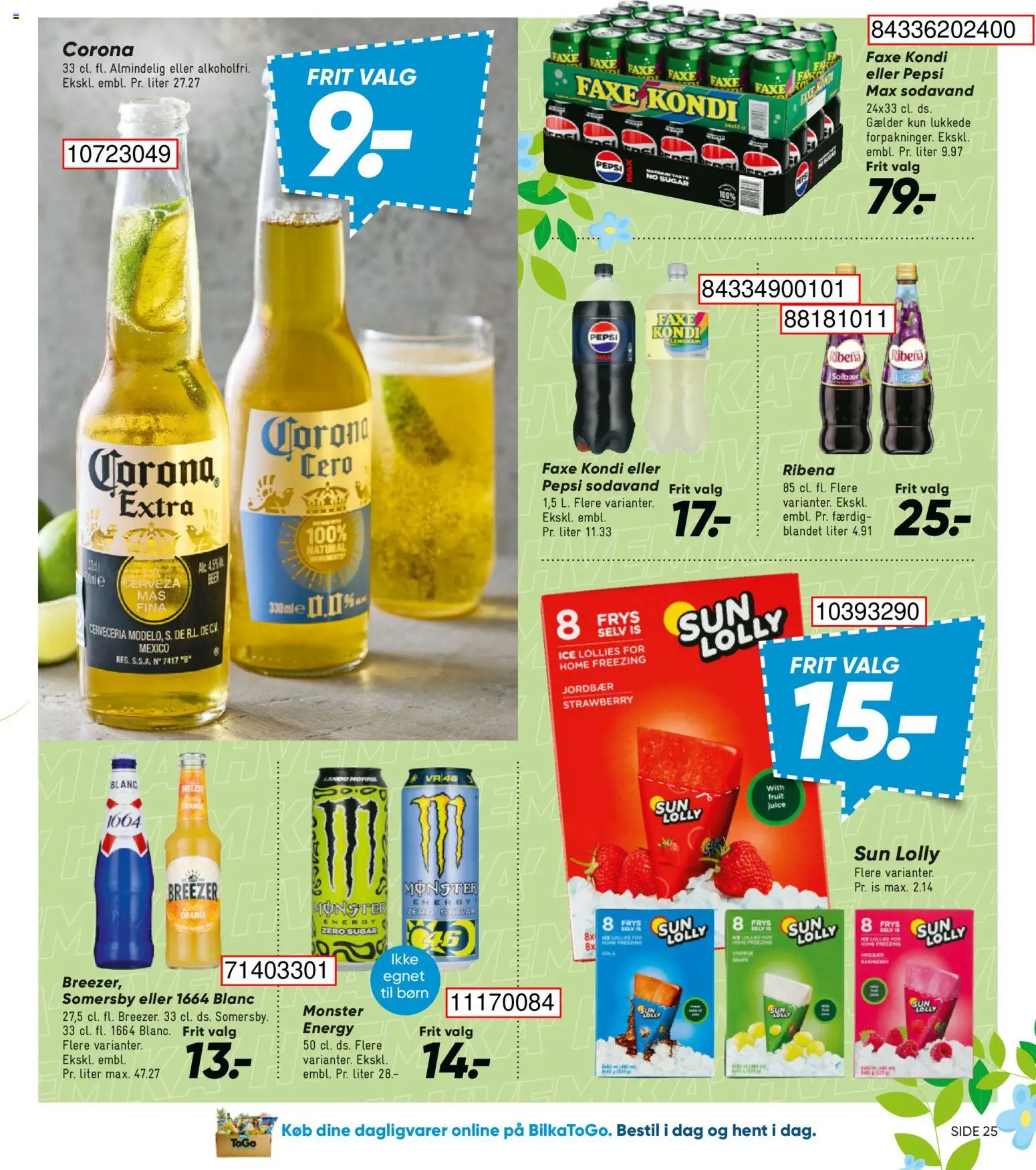 Bilka tilbudsavis – gyldig fra 15.05.2026 | Side: 40 | Produkter: Jordbær, Faxe Kondi, Cola, Solbær