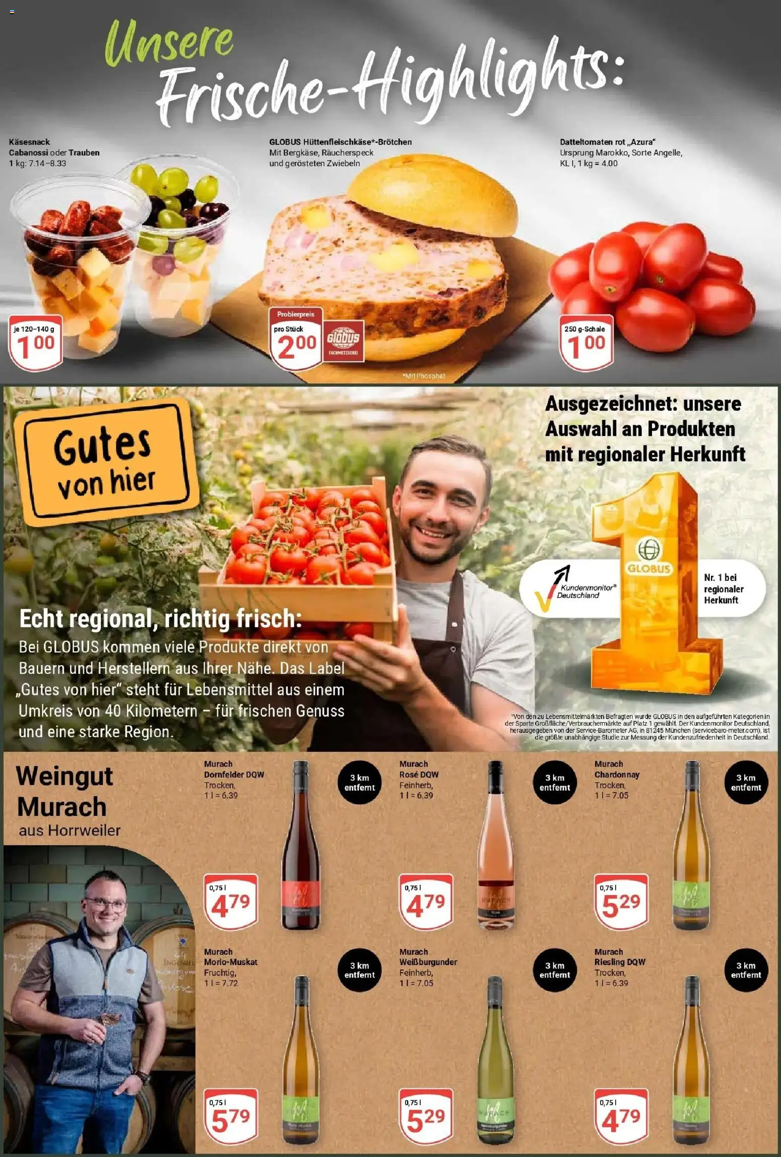 Globus Prospekt Gensingen (ab 24.08.2026) » Angebote online | Seite: 2 | Produkte: Trauben, Zwiebeln