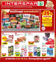 Interspar akciós újság - amely érvényes a következő dátumtól: 2026.10.15.