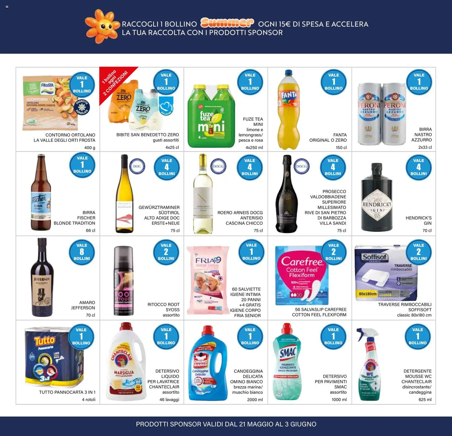 Volantino Il Gigante del 21.05.2026 | Pagina: 19 | Prodotti: Birra, Detergente, Limone, Lavatrice