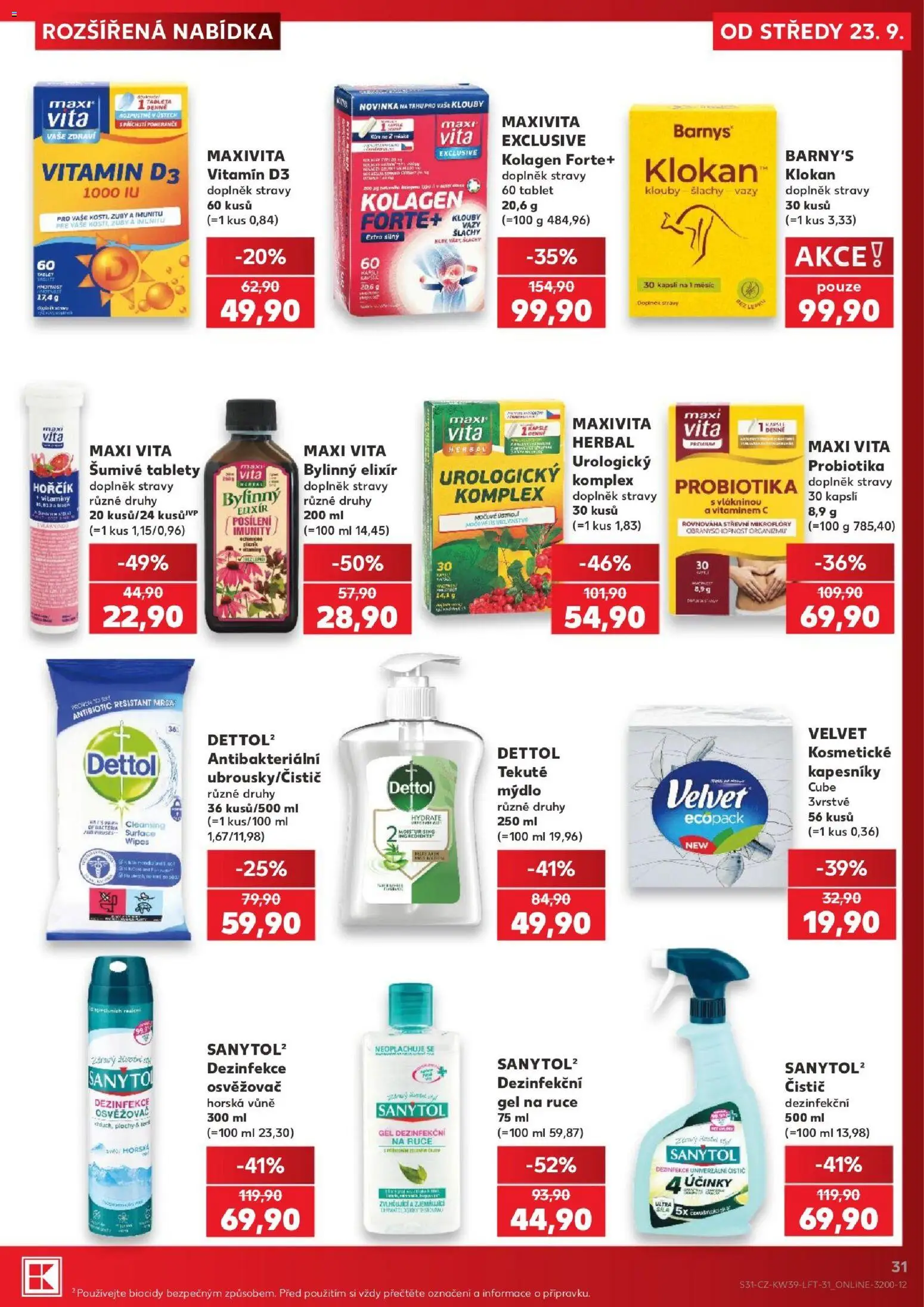 Kaufland leták - Ostrava od 23.09.2026 | Strana: 31