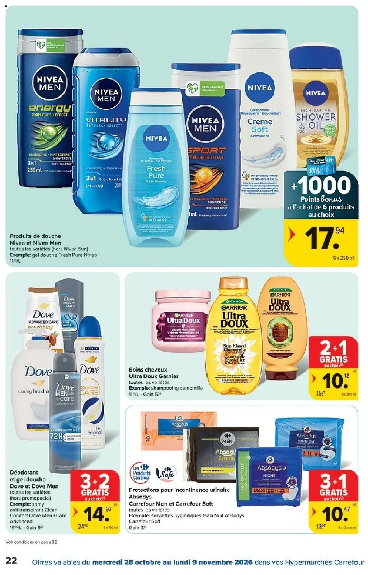 {H1} | Pagina: 22 | Producten: Gel, Douche, Shampoo, Crème